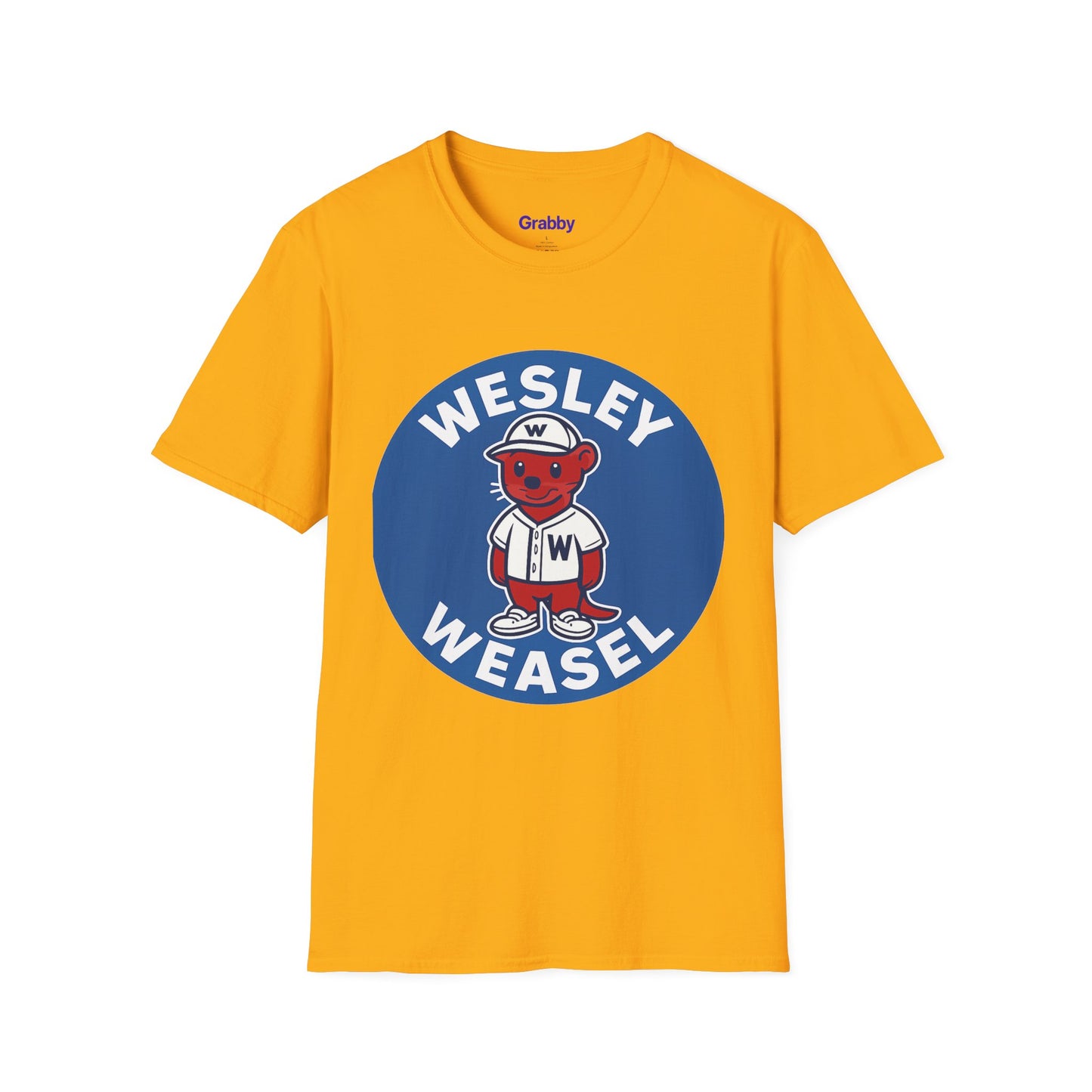 Wesley Weasel T-Shirt, Cute Animal Shirt, Unisex Tee, Casual Wear, Gift for Kids, Birthday Celebration, Fun Graphic Tee