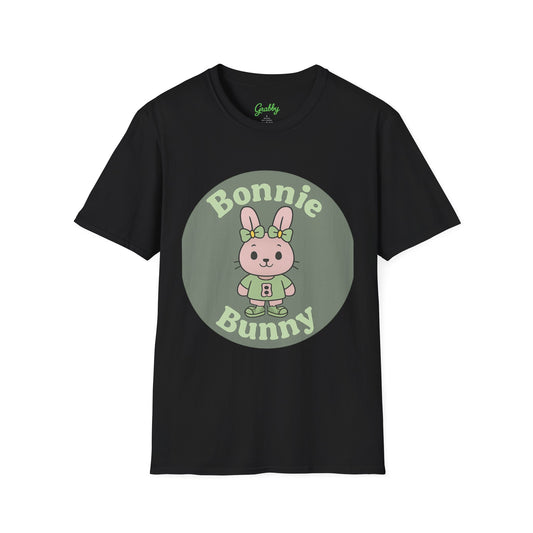 Bonnie Bunny Unisex T-Shirt, Cute Cartoon Tee for Kids and Adults, Perfect for Easter, Spring Celebrations, Everyday Wear, Gift Idea