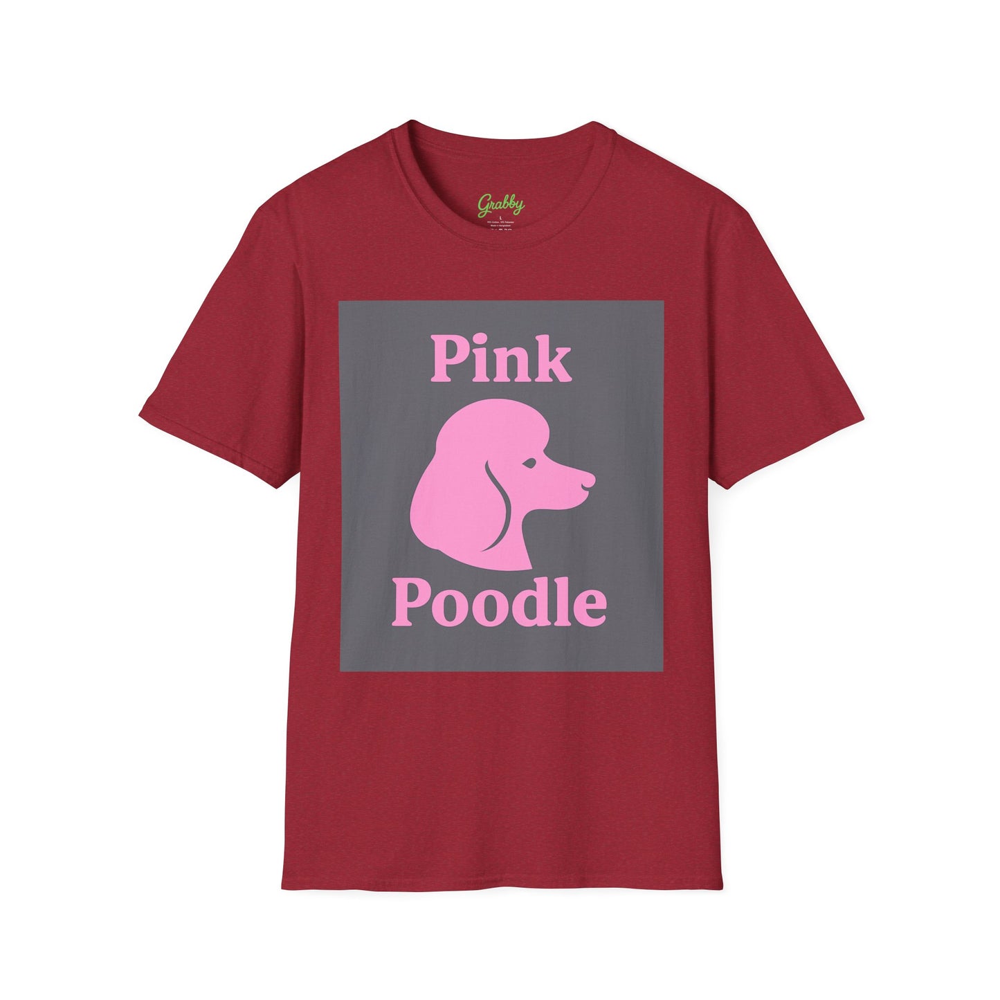 Pink Poodle Unisex T-Shirt | Fun Dog Lover Tee, Gift for Pet Owners, Cute Animal Apparel, Birthday Present, Casual Outfit