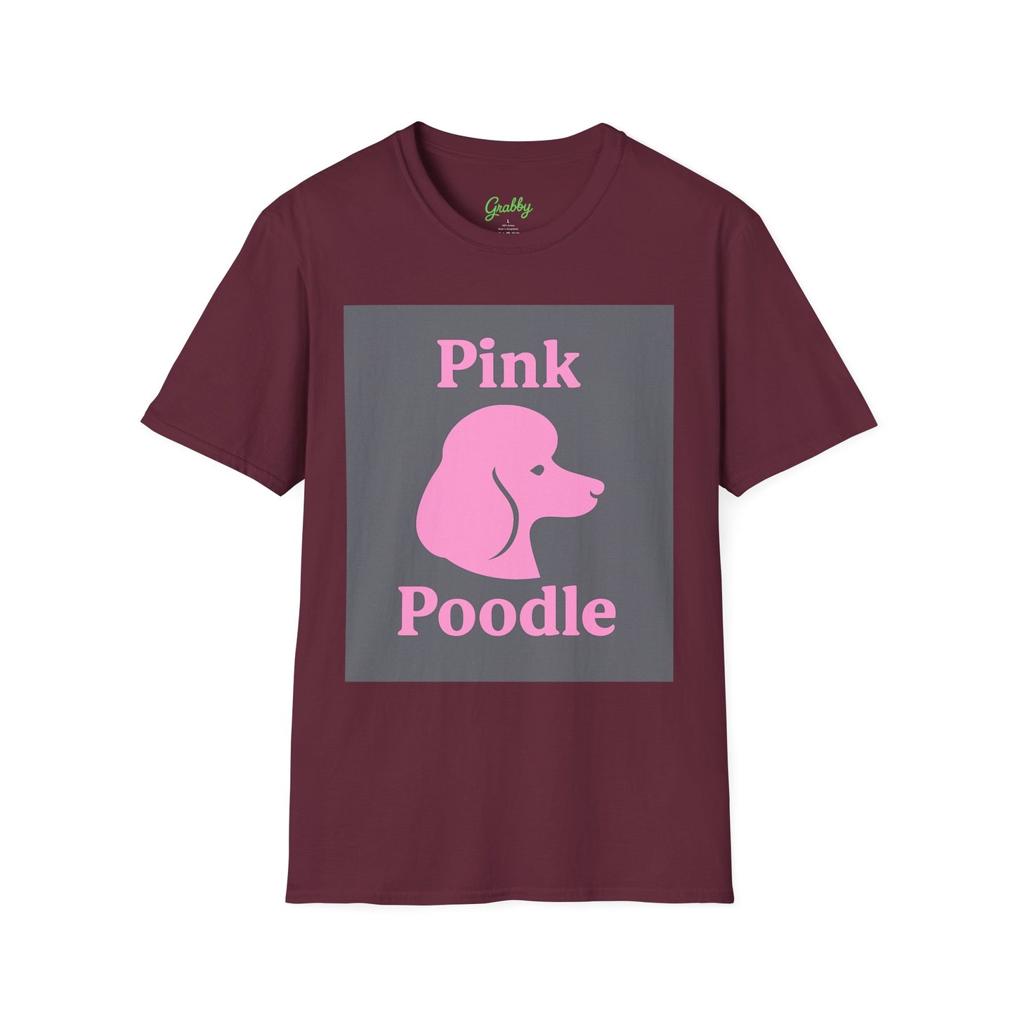 Pink Poodle Unisex T-Shirt | Fun Dog Lover Tee, Gift for Pet Owners, Cute Animal Apparel, Birthday Present, Casual Outfit