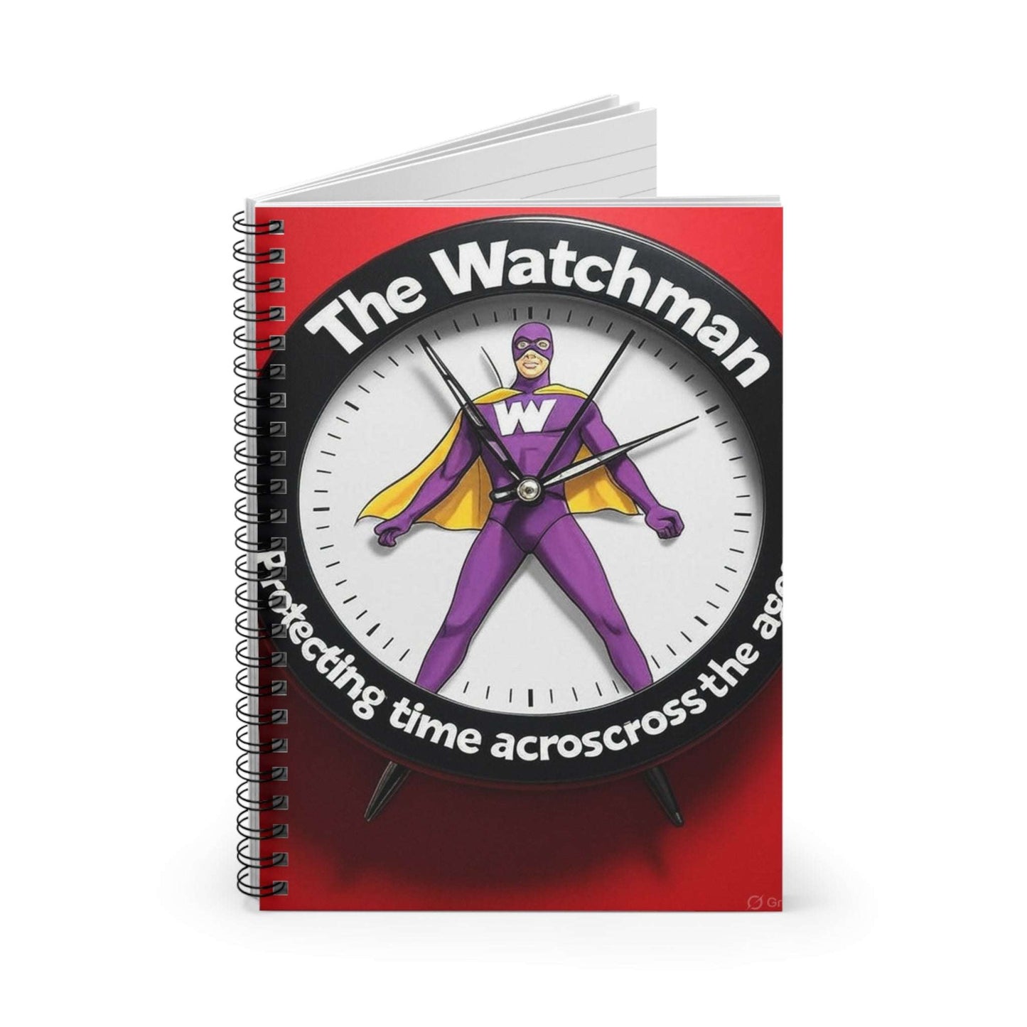 Heroic Spiral Notebook - Ruled Line for Superhero Fans | Stationery Gift, Journal, Office Supplies, Unique Design, Writing Companion