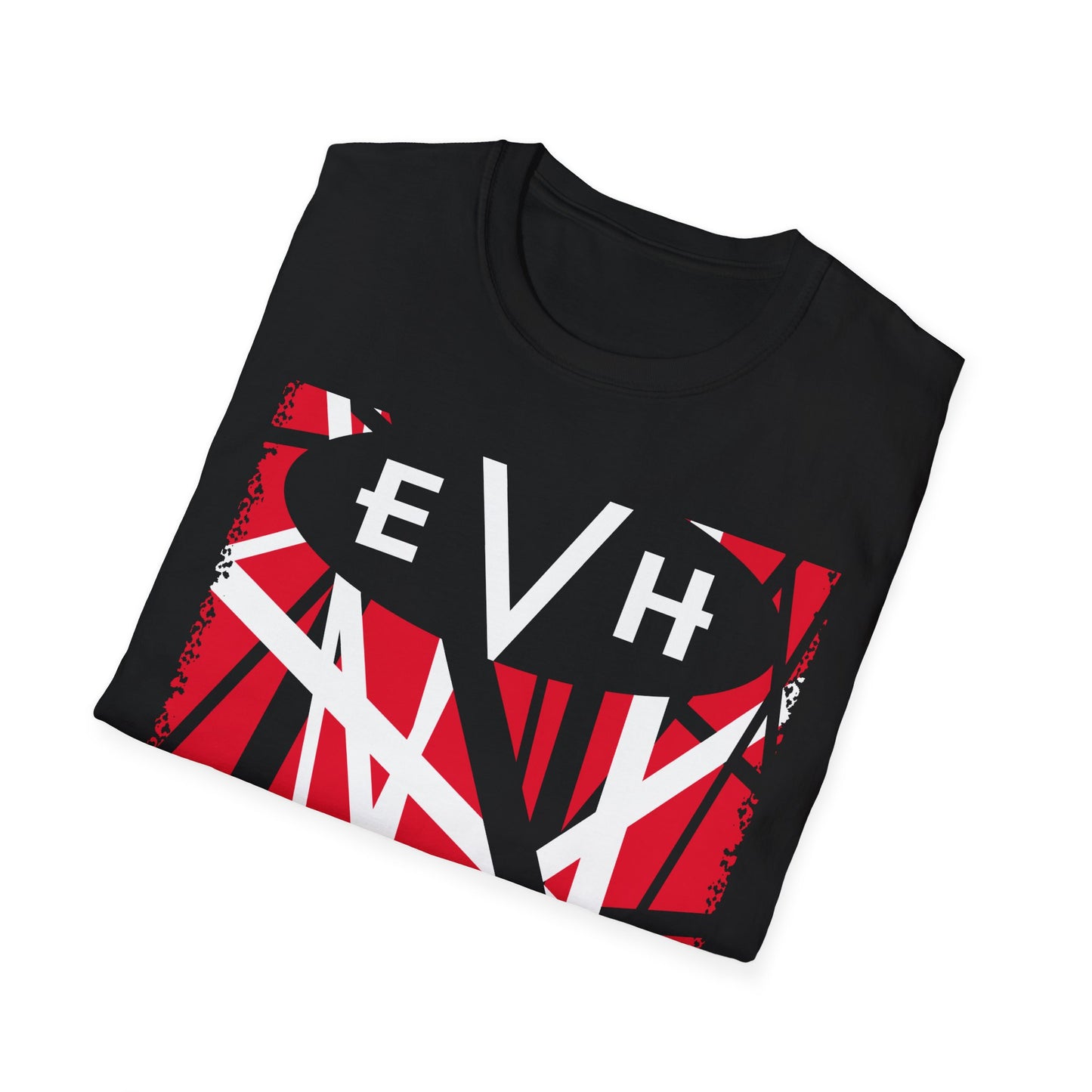 Van Halen, EVH Unisex Softstyle T-Shirt, Casual Graphic Tee, Music Lovers Shirt, Perfect Gift for Concerts, Everyday Wear