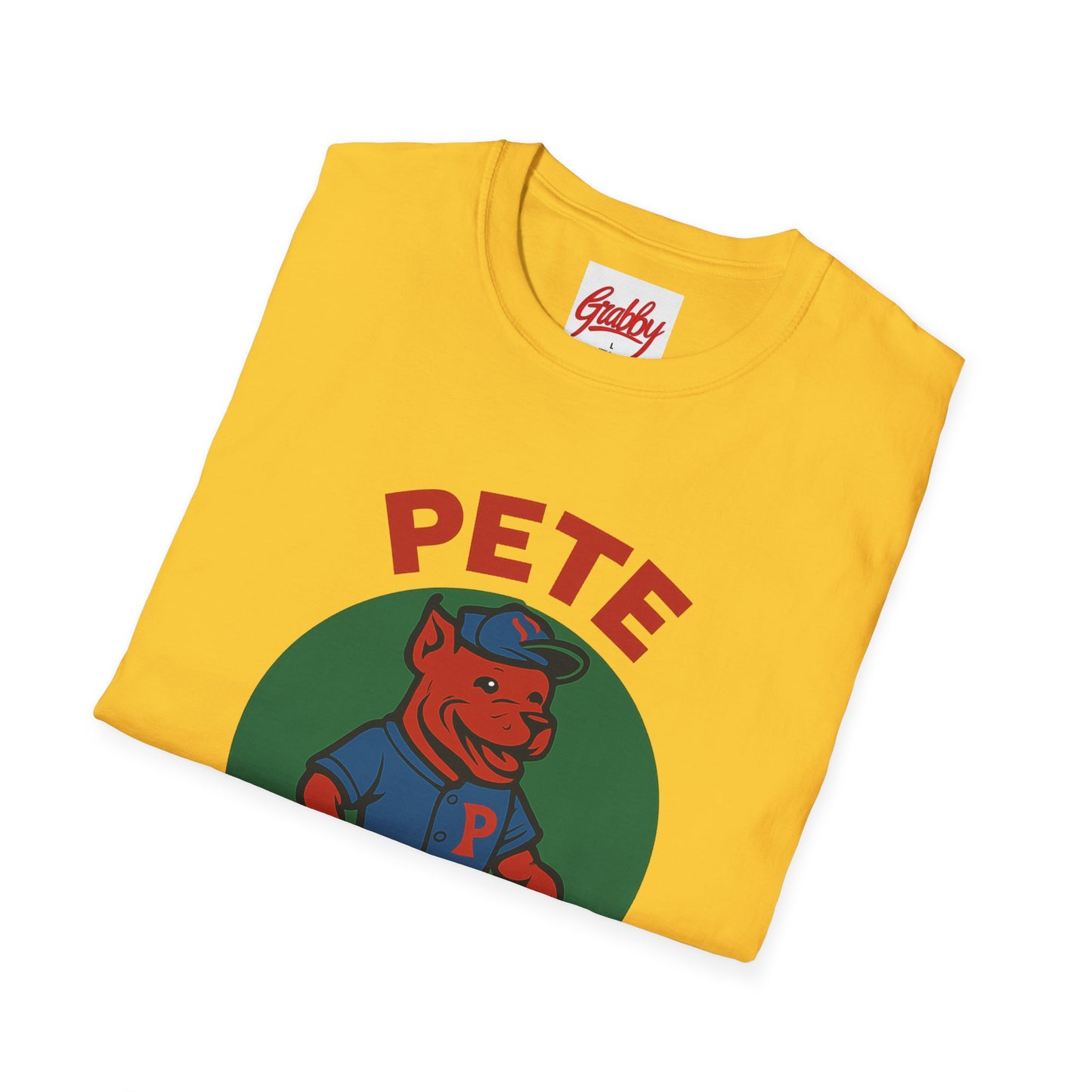 Pete Pitbull Graphic Unisex T-Shirt, Pet Lover Gift, Casual Wear, Funny Dog Tee, Dog Owner Apparel, Birthday Present