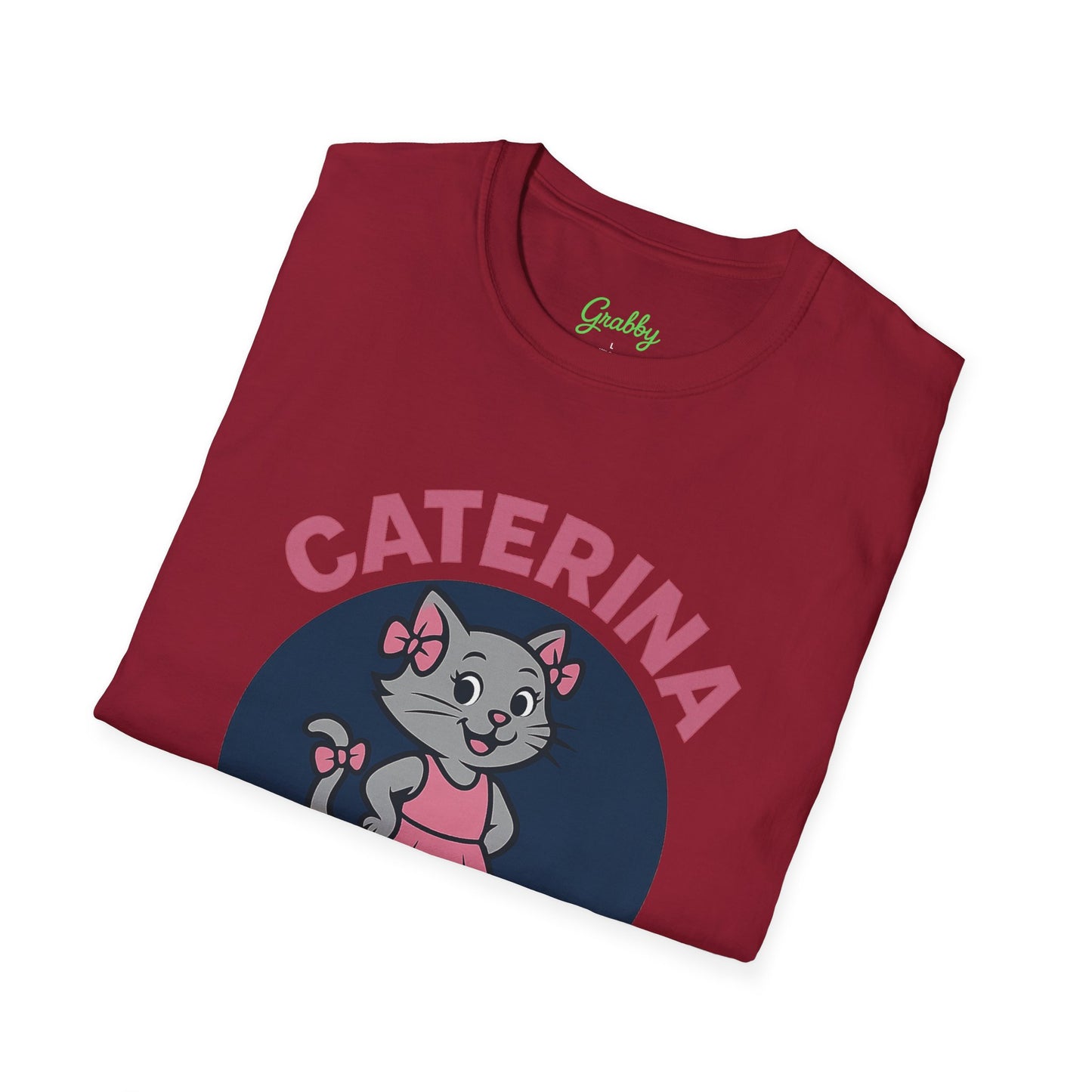 Cute Cat Graphic T-Shirt, Caterina Cat Design, Unisex Tee for Cat Lovers, Birthday Gift, Casual Wear, Animal Lover Shirt