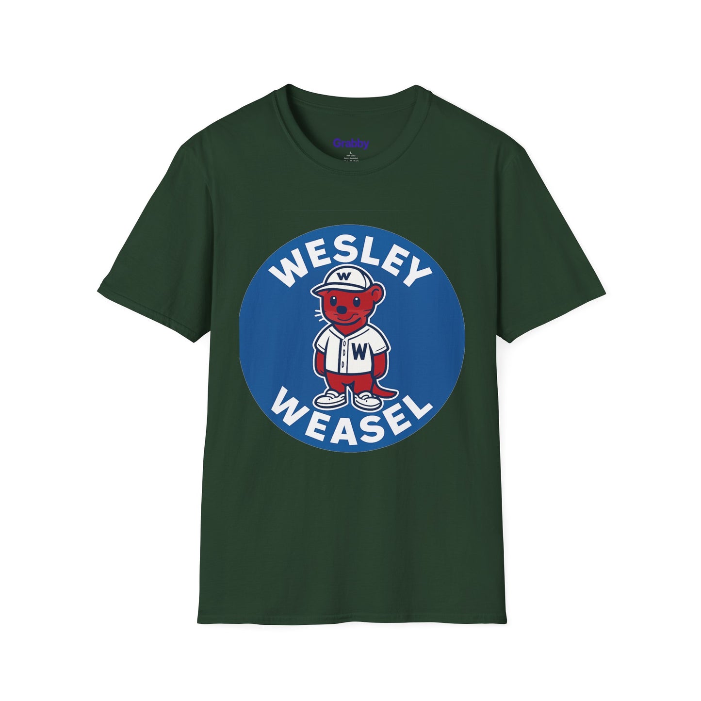 Wesley Weasel T-Shirt, Cute Animal Shirt, Unisex Tee, Casual Wear, Gift for Kids, Birthday Celebration, Fun Graphic Tee