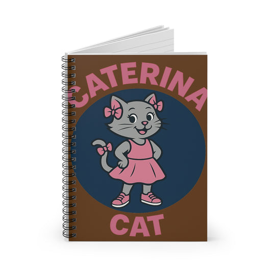 Cute Cat Spiral Notebook, Fun School Supplies, Journaling Gift, Back to School, Cat Lovers Notebook, Kids or Adult Planner