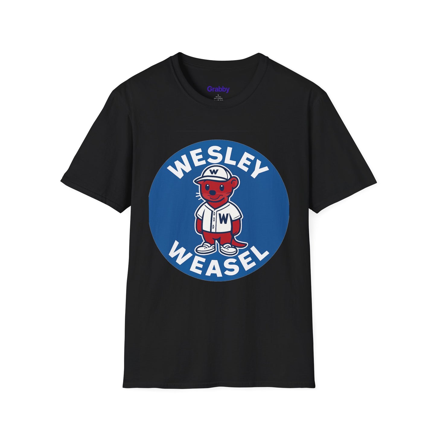 Wesley Weasel T-Shirt, Cute Animal Shirt, Unisex Tee, Casual Wear, Gift for Kids, Birthday Celebration, Fun Graphic Tee