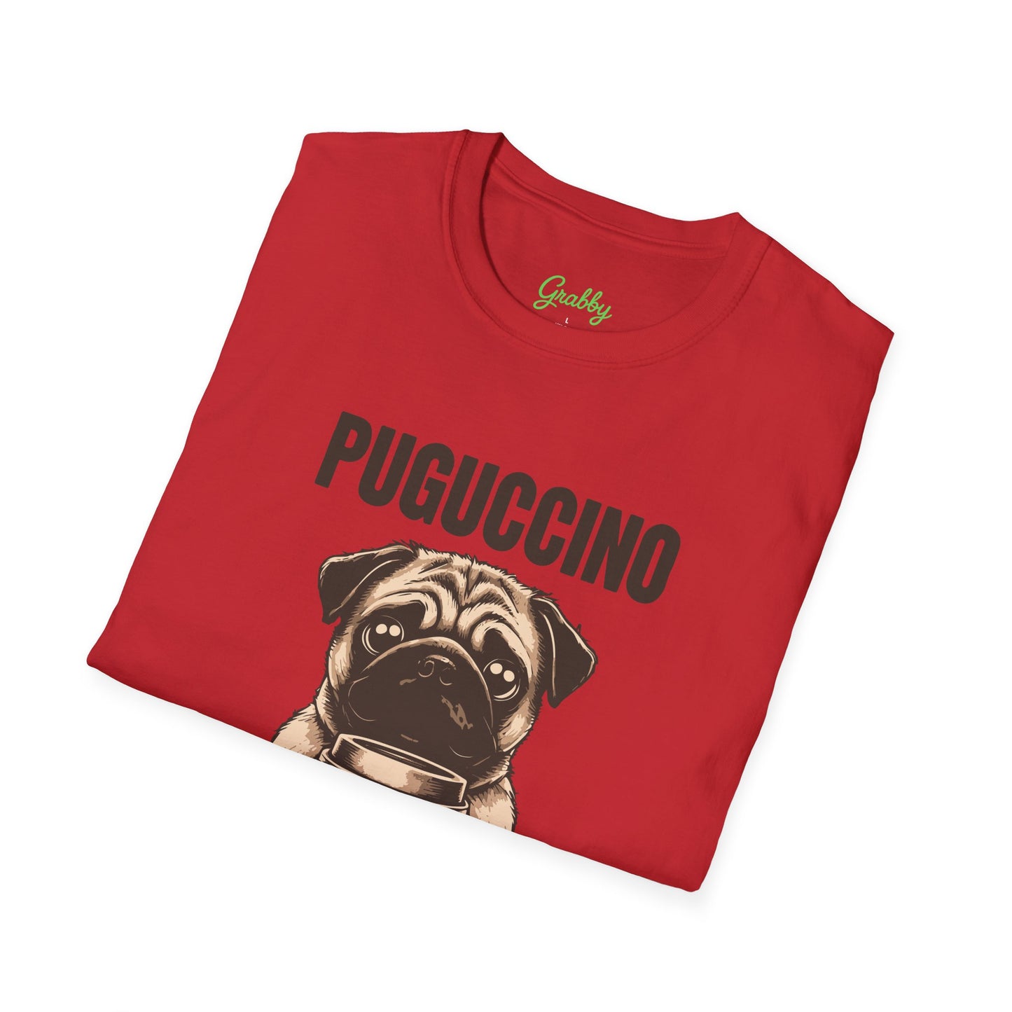 Pug Coffee Lover T-Shirt, Funny Dog Tee, Gift for Pet Owners, Casual Wear, Cute Shirt for Coffee Lovers, Unisex Softstyle Tee