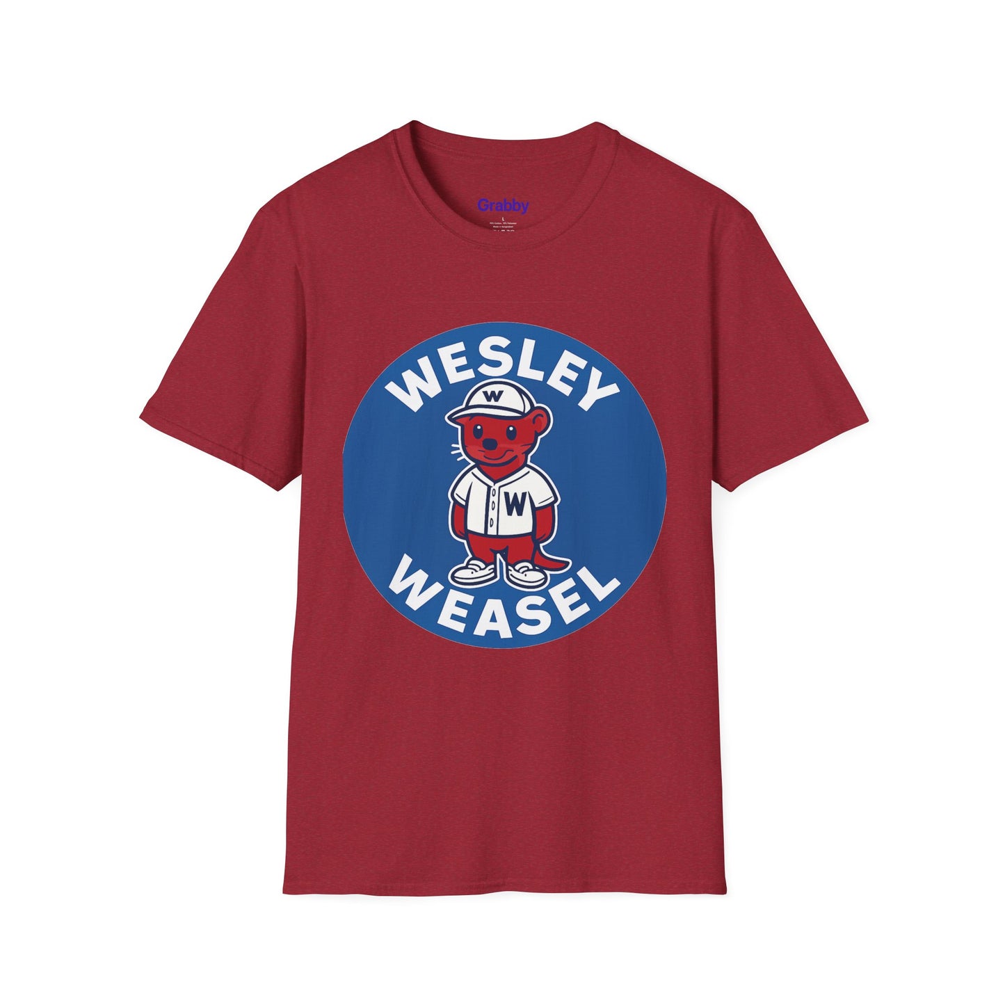 Wesley Weasel T-Shirt, Cute Animal Shirt, Unisex Tee, Casual Wear, Gift for Kids, Birthday Celebration, Fun Graphic Tee