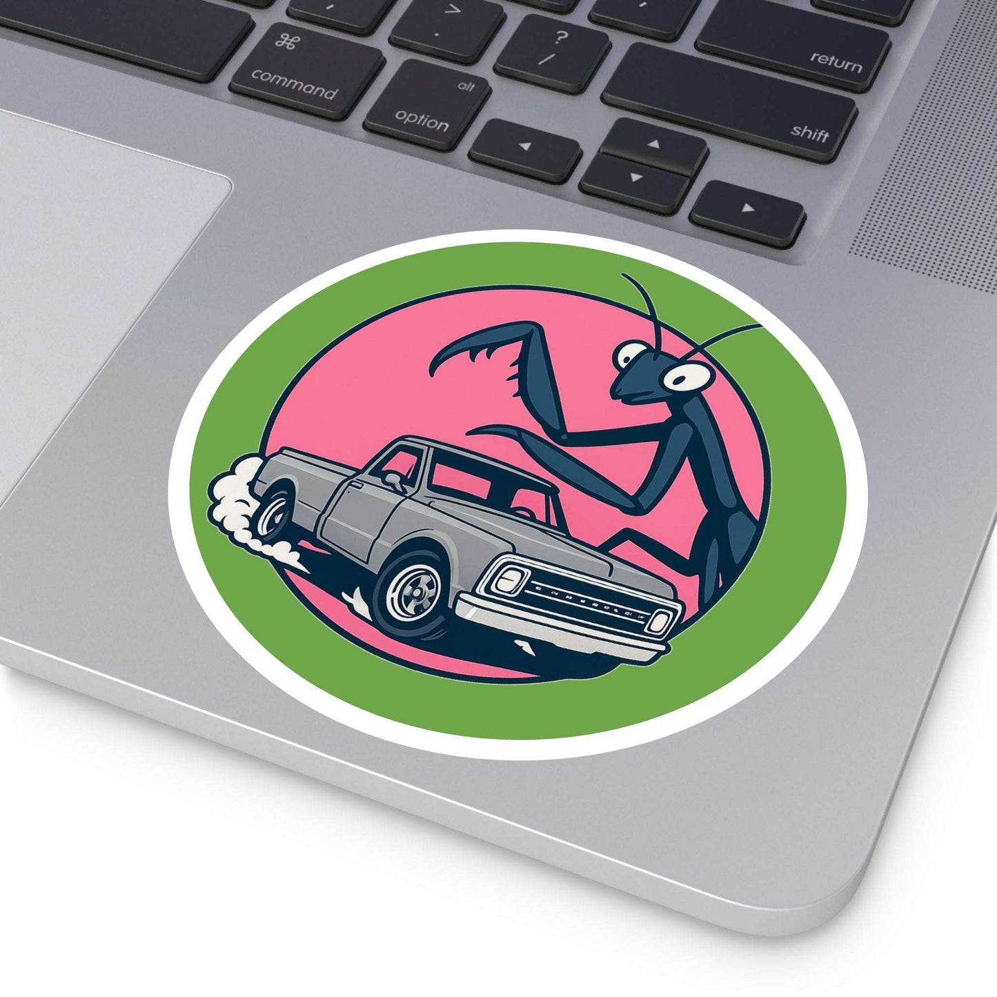 Vibrant Insect Truck Stickers, Fun Car Decor, Outdoor Moth Design, Laptop Accessories, Gift for Nature Lovers