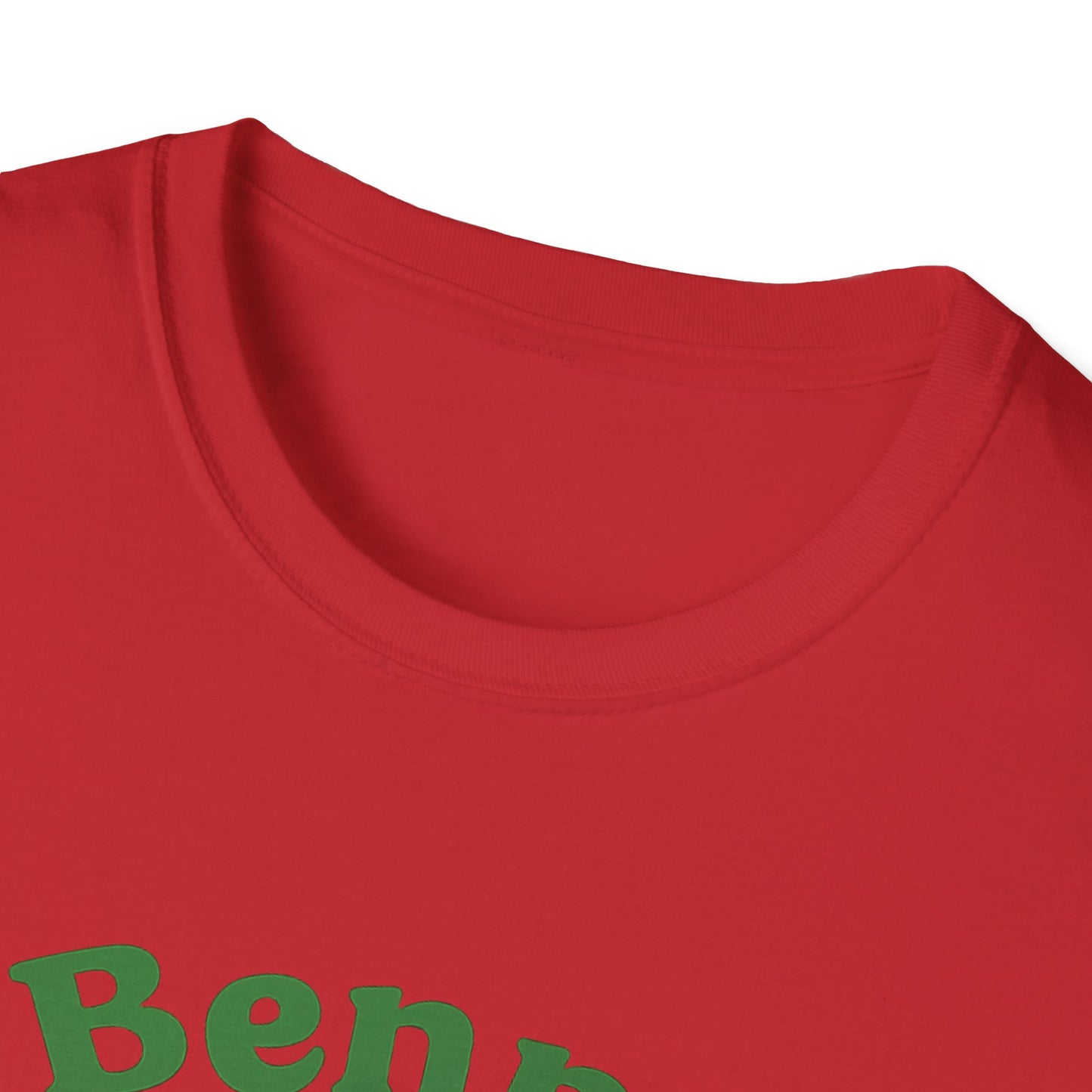 Benny Bat Unisex Softstyle T-Shirt - Fun Graphic Tee for Kids, Perfect for Parties, Birthdays, and Everyday Wear, Cute Apparel, Gift Idea