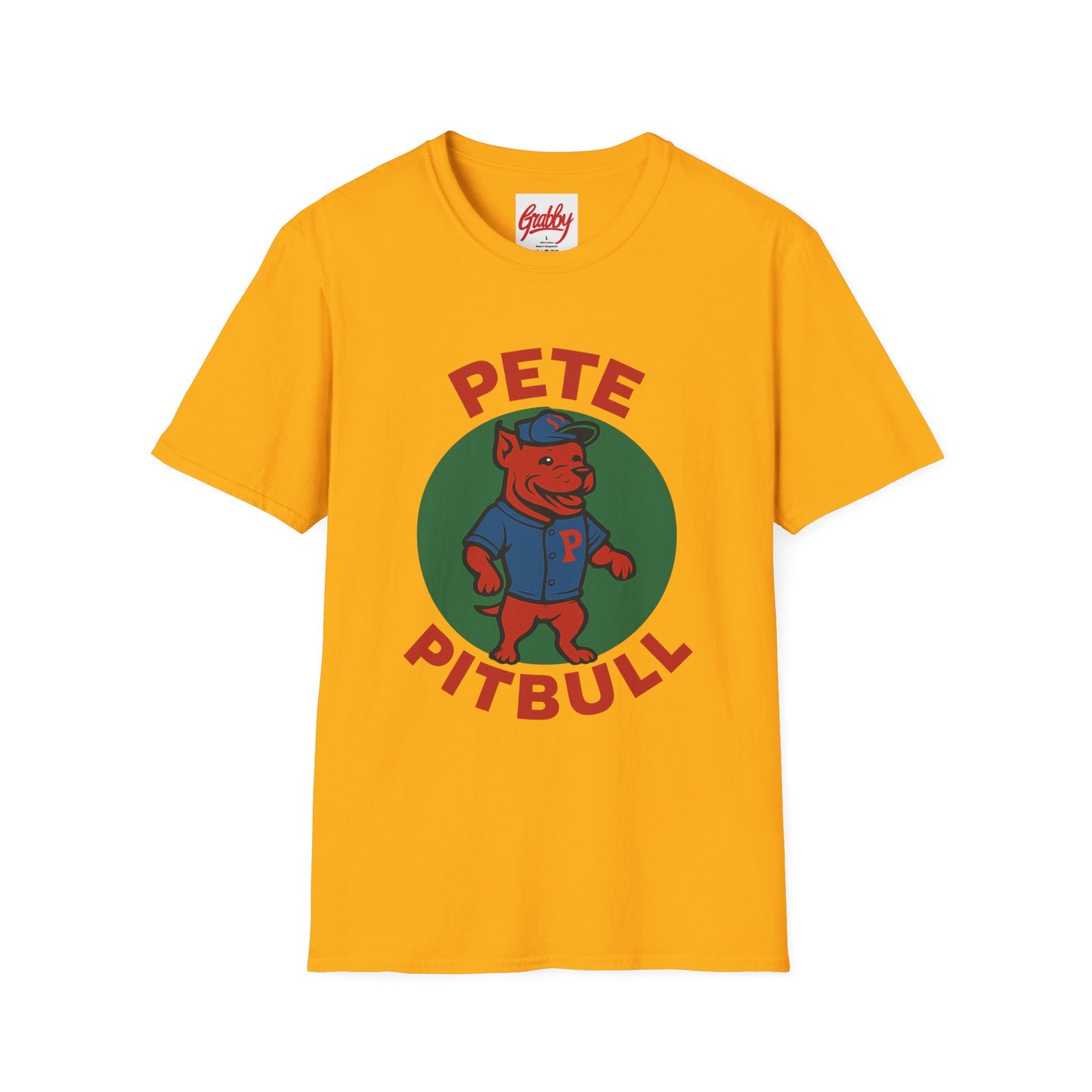 Pete Pitbull Graphic Unisex T-Shirt, Pet Lover Gift, Casual Wear, Funny Dog Tee, Dog Owner Apparel, Birthday Present
