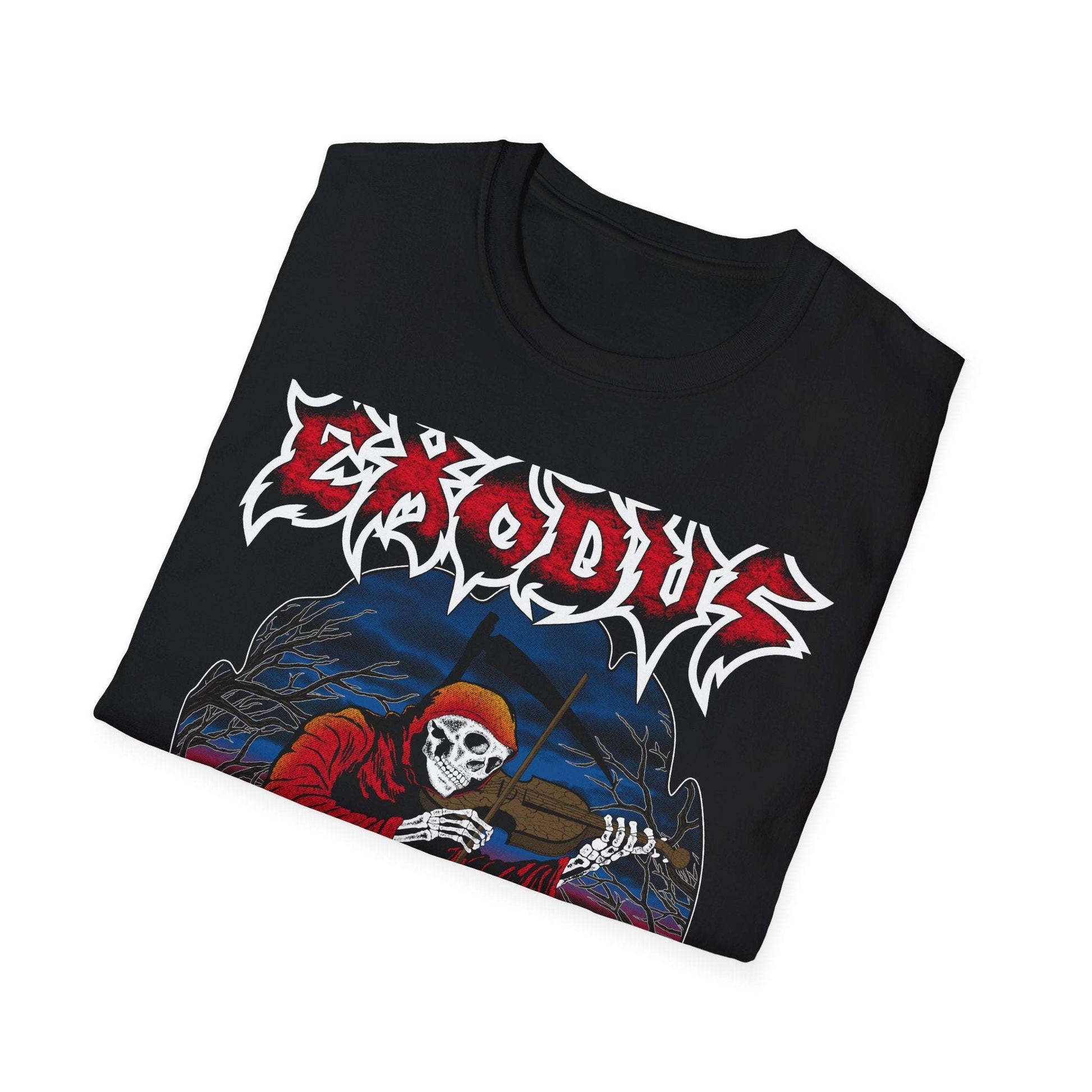 Exodus: Metal Band Graphic Tee, Vintage Concert Shirt, Unisex Rock T-Shirt, Music Festival Outfit, Casual Wear