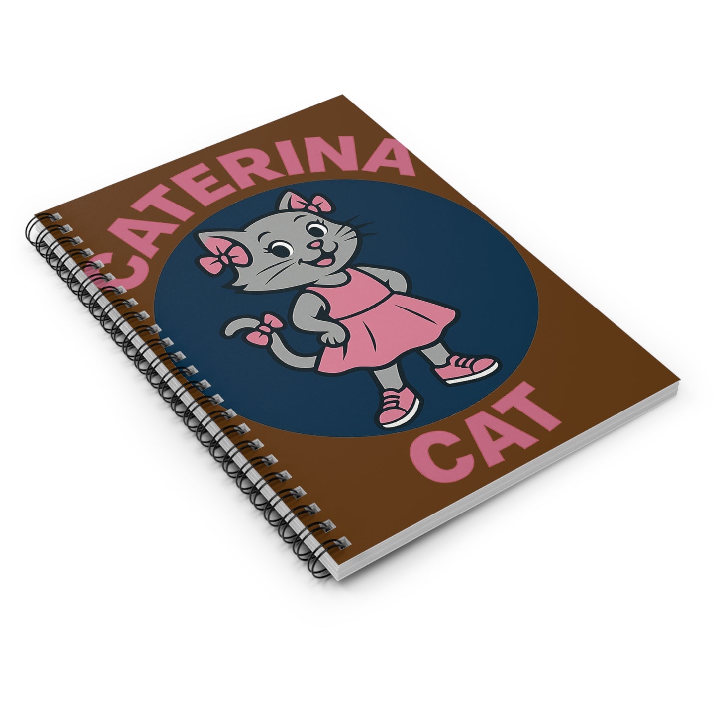 Cute Cat Spiral Notebook, Fun School Supplies, Journaling Gift, Back to School, Cat Lovers Notebook, Kids or Adult Planner