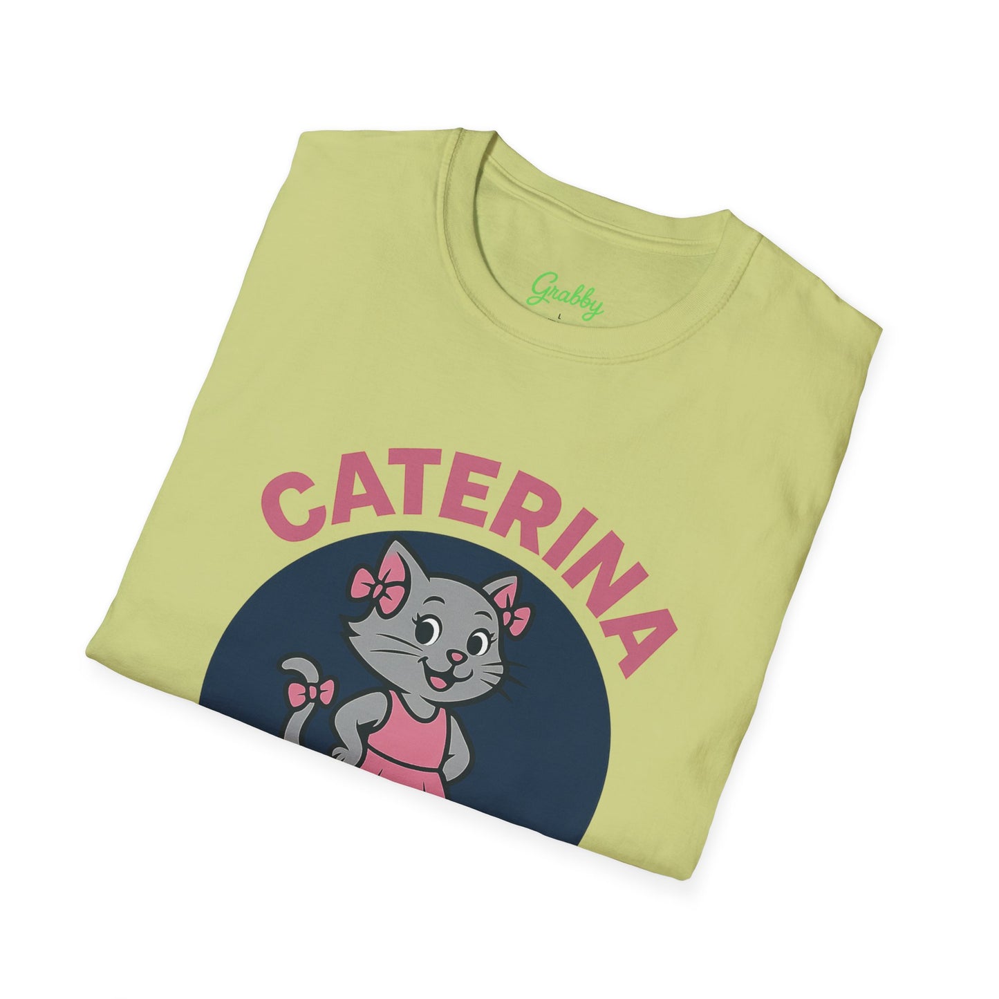 Cute Cat Graphic T-Shirt, Caterina Cat Design, Unisex Tee for Cat Lovers, Birthday Gift, Casual Wear, Animal Lover Shirt