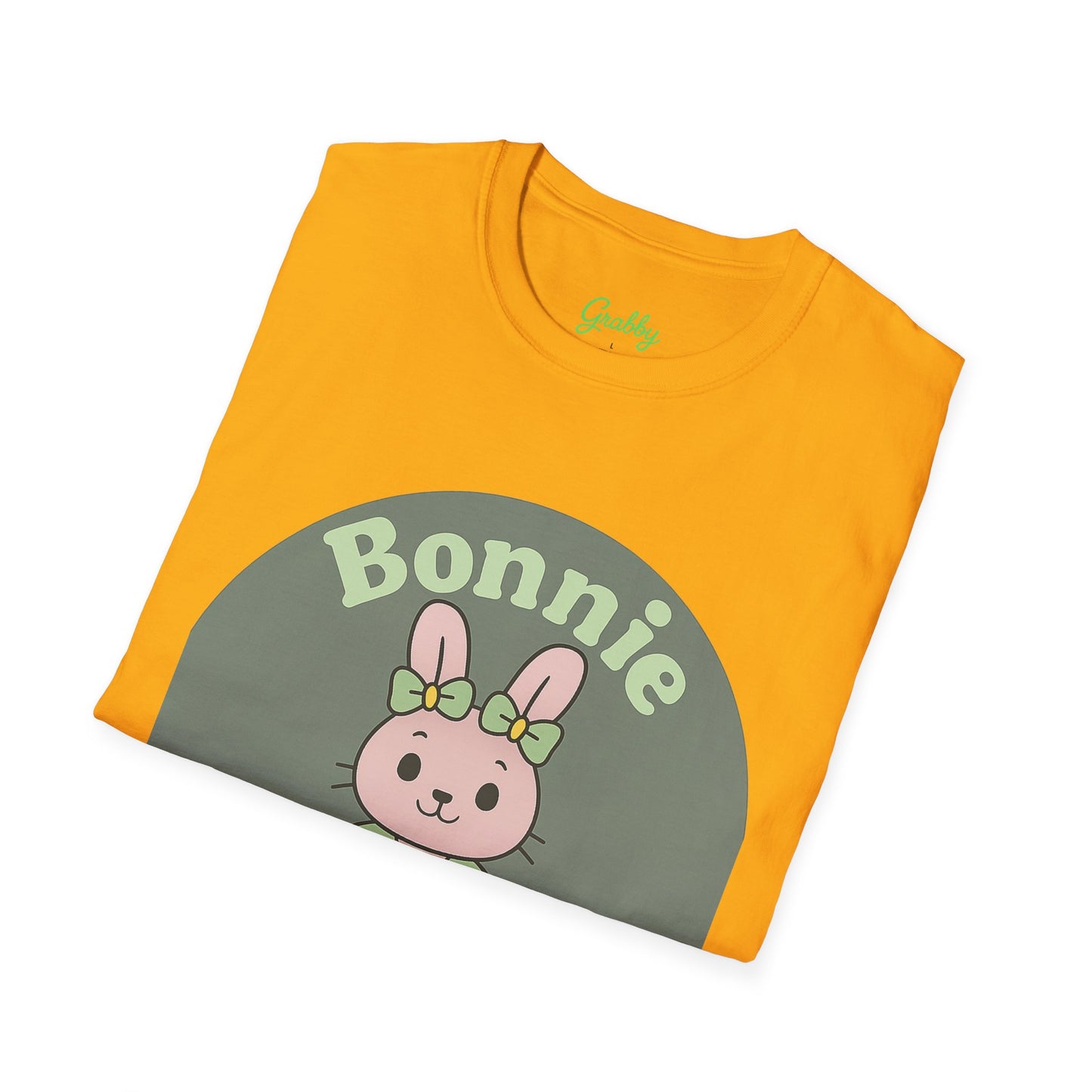Bonnie Bunny Unisex T-Shirt, Cute Cartoon Tee for Kids and Adults, Perfect for Easter, Spring Celebrations, Everyday Wear, Gift Idea