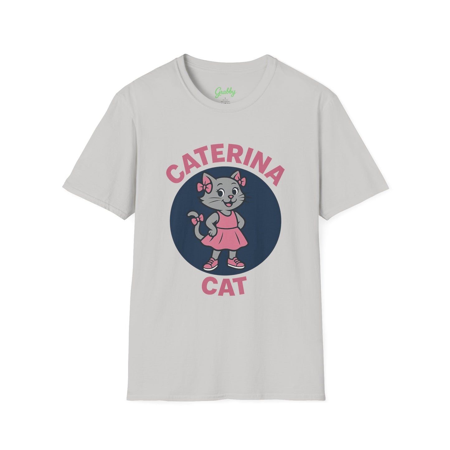 Cute Cat Graphic T-Shirt, Caterina Cat Design, Unisex Tee for Cat Lovers, Birthday Gift, Casual Wear, Animal Lover Shirt