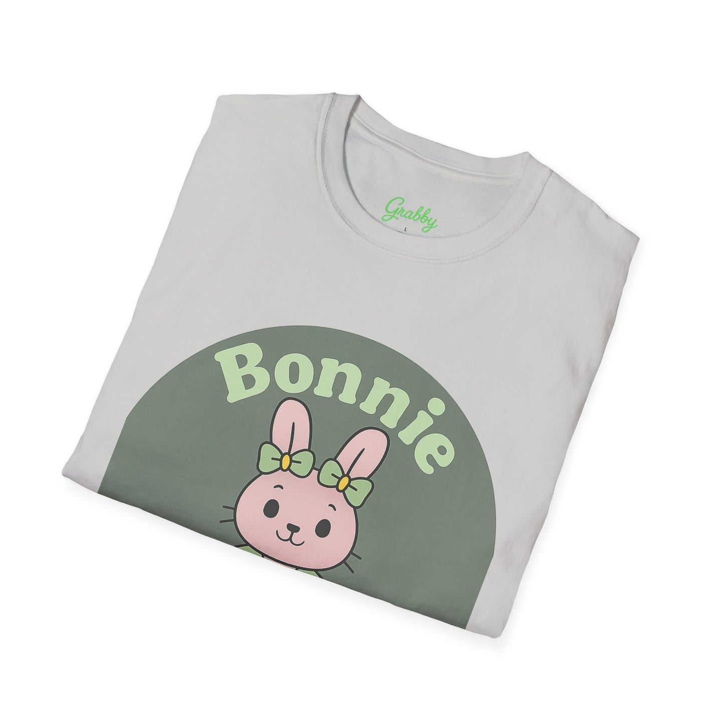 Bonnie Bunny Unisex T-Shirt, Cute Cartoon Tee for Kids and Adults, Perfect for Easter, Spring Celebrations, Everyday Wear, Gift Idea