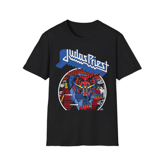 Judas Priest Graphic Tee, Unisex Rock T-Shirt, Music Lover Gift, Concert Wear, Vintage Band Apparel