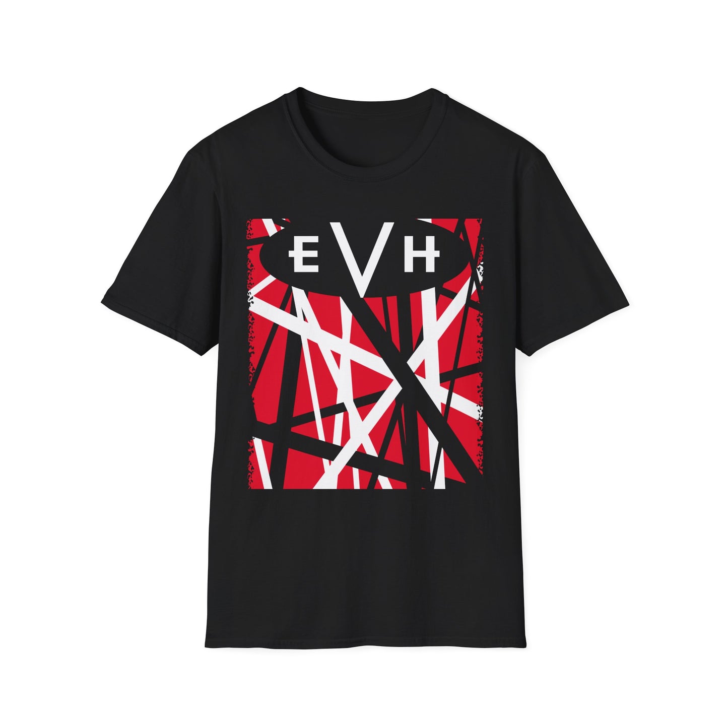 Van Halen, EVH Unisex Softstyle T-Shirt, Casual Graphic Tee, Music Lovers Shirt, Perfect Gift for Concerts, Everyday Wear