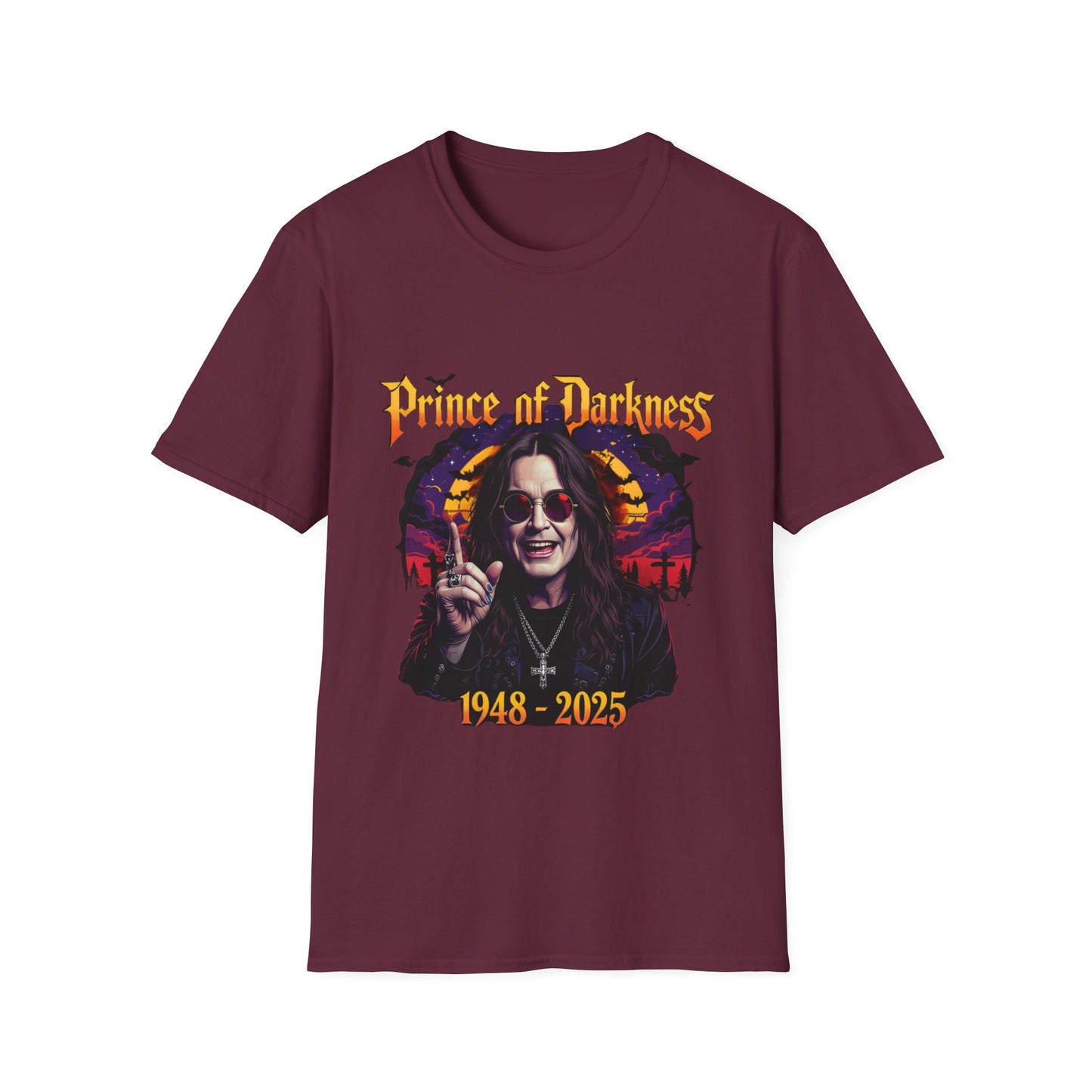 Ozzy Osbourne tribute shirt. you're not truly gone you will be in our hearts forever