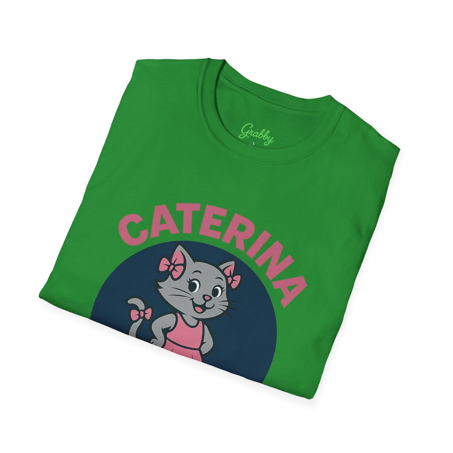Cute Cat Graphic T-Shirt, Caterina Cat Design, Unisex Tee for Cat Lovers, Birthday Gift, Casual Wear, Animal Lover Shirt