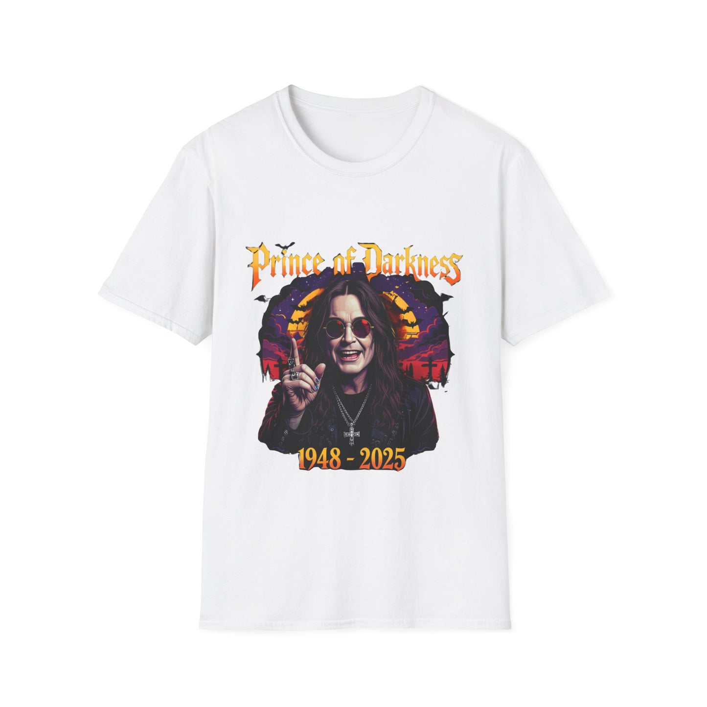 Ozzy Osbourne tribute shirt. you're not truly gone you will be in our hearts forever