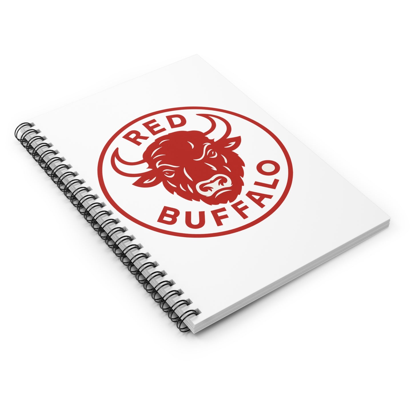 Red Buffalo Spiral Notebook - Perfect for Students, Journal Lovers, Gift for Writers, Back to School, Note-taking