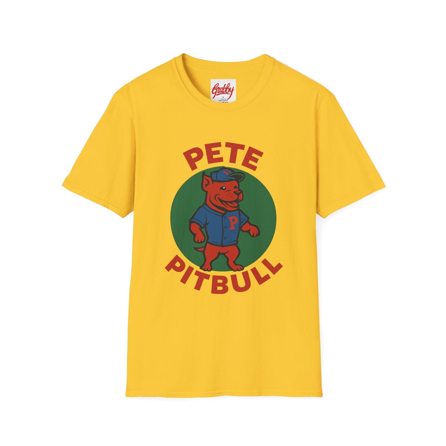 Pete Pitbull Graphic Unisex T-Shirt, Pet Lover Gift, Casual Wear, Funny Dog Tee, Dog Owner Apparel, Birthday Present