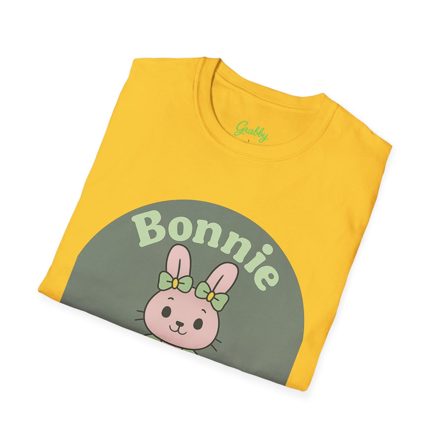 Bonnie Bunny Unisex T-Shirt, Cute Cartoon Tee for Kids and Adults, Perfect for Easter, Spring Celebrations, Everyday Wear, Gift Idea