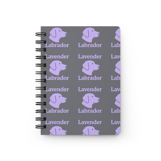 Lavender Labrador Spiral Bound Journal | Dog Lover's Notebook, Gift for Pet Owners, Daily Planner, Animal Lover Journal, Veterinary [...]