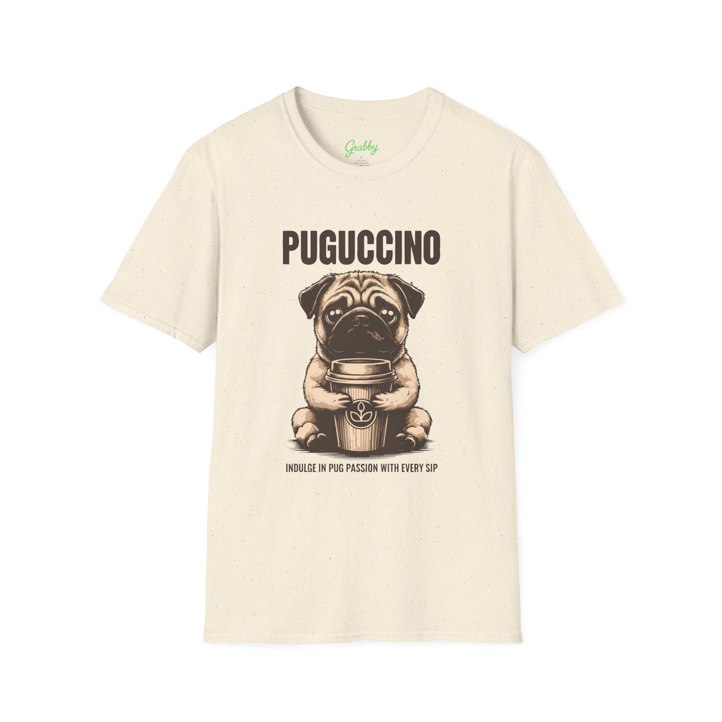 Pug Coffee Lover T-Shirt, Funny Dog Tee, Gift for Pet Owners, Casual Wear, Cute Shirt for Coffee Lovers, Unisex Softstyle Tee
