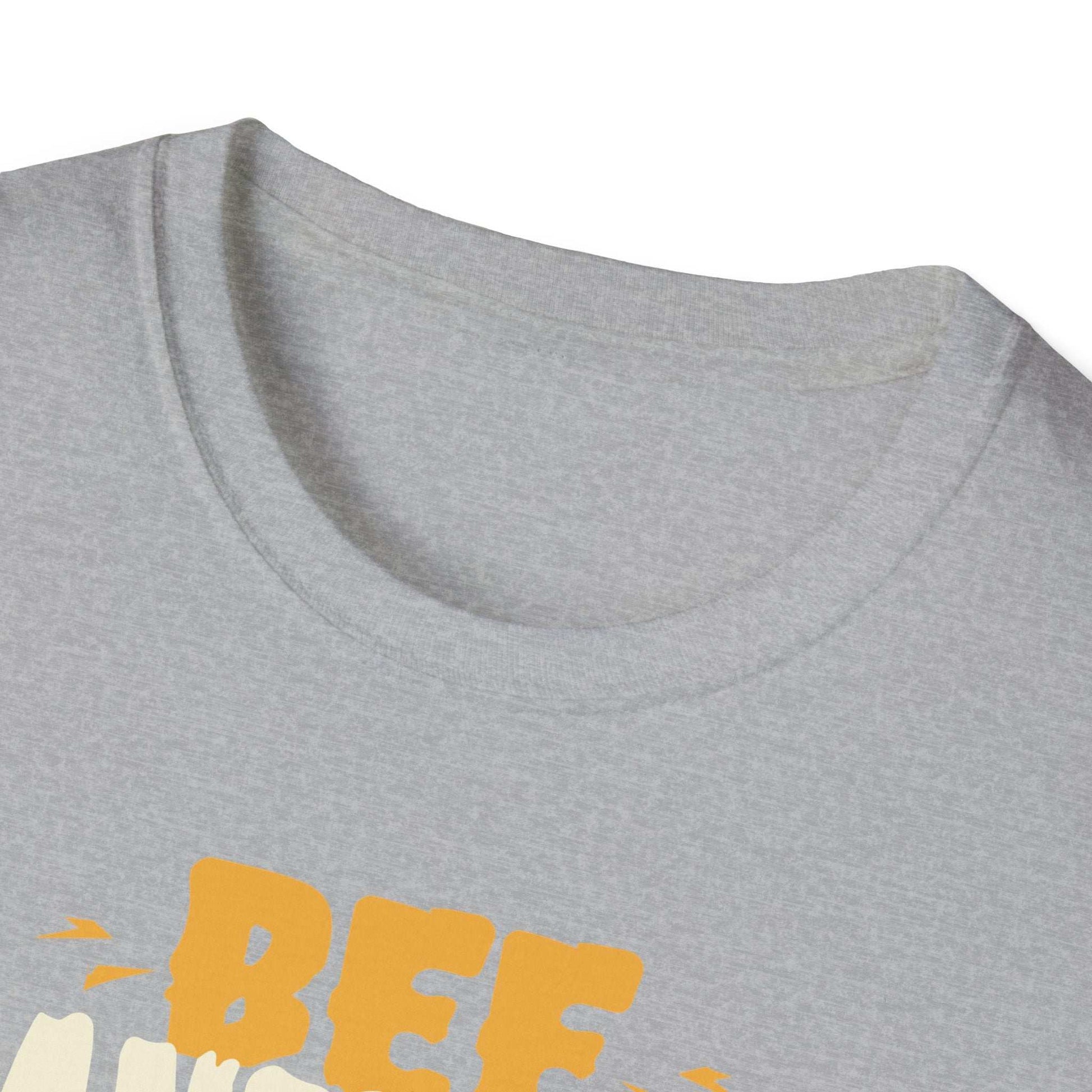 Bee Themed Unisex Softstyle T-Shirt, Fun Graphic Tee, Gift for Bee Lovers, Unique Bee T-Shirt, Casual Wear, Birthday Gift
