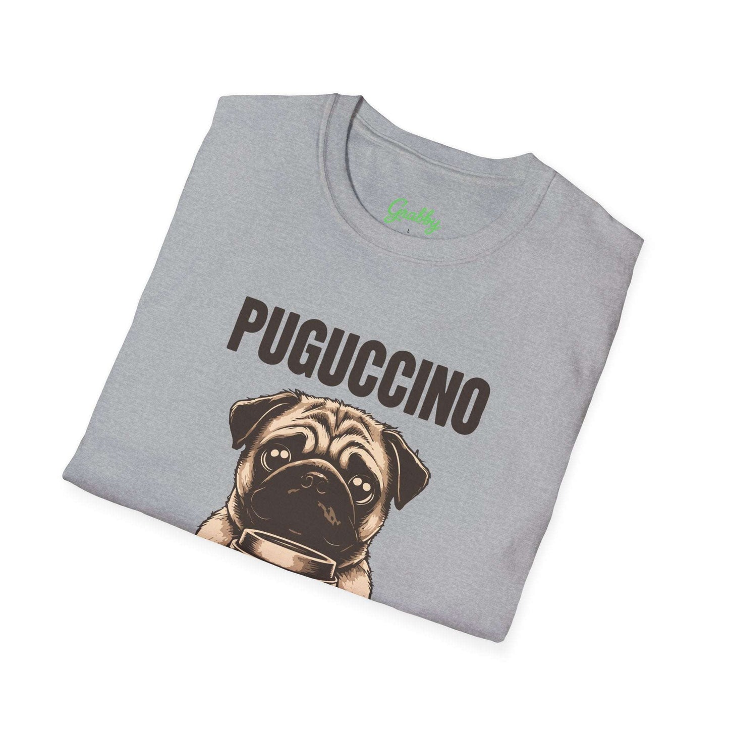 Pug Coffee Lover T-Shirt, Funny Dog Tee, Gift for Pet Owners, Casual Wear, Cute Shirt for Coffee Lovers, Unisex Softstyle Tee