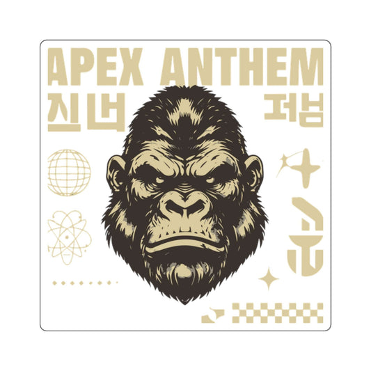 Square Stickers - Apex anthem Gorilla sticker