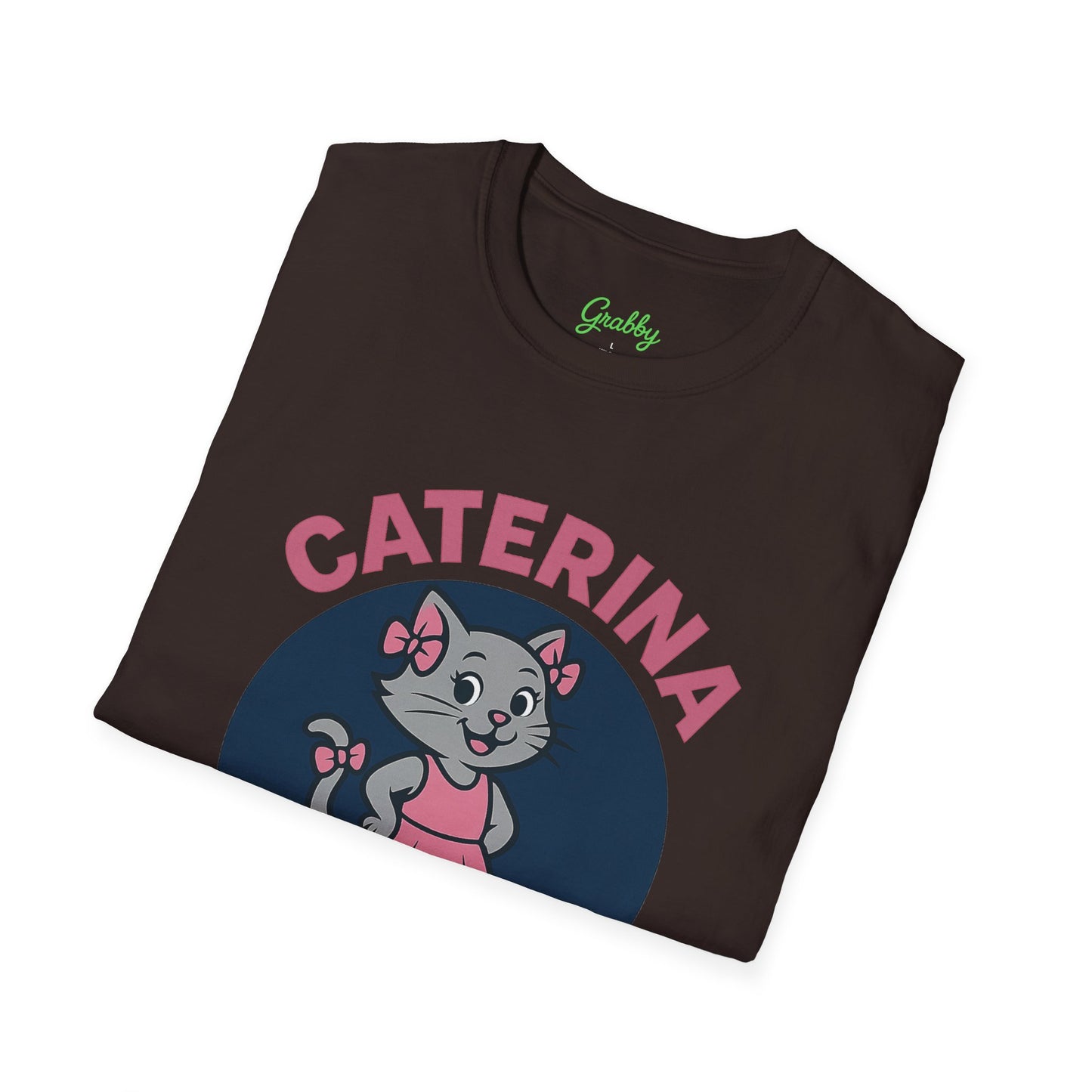 Cute Cat Graphic T-Shirt, Caterina Cat Design, Unisex Tee for Cat Lovers, Birthday Gift, Casual Wear, Animal Lover Shirt