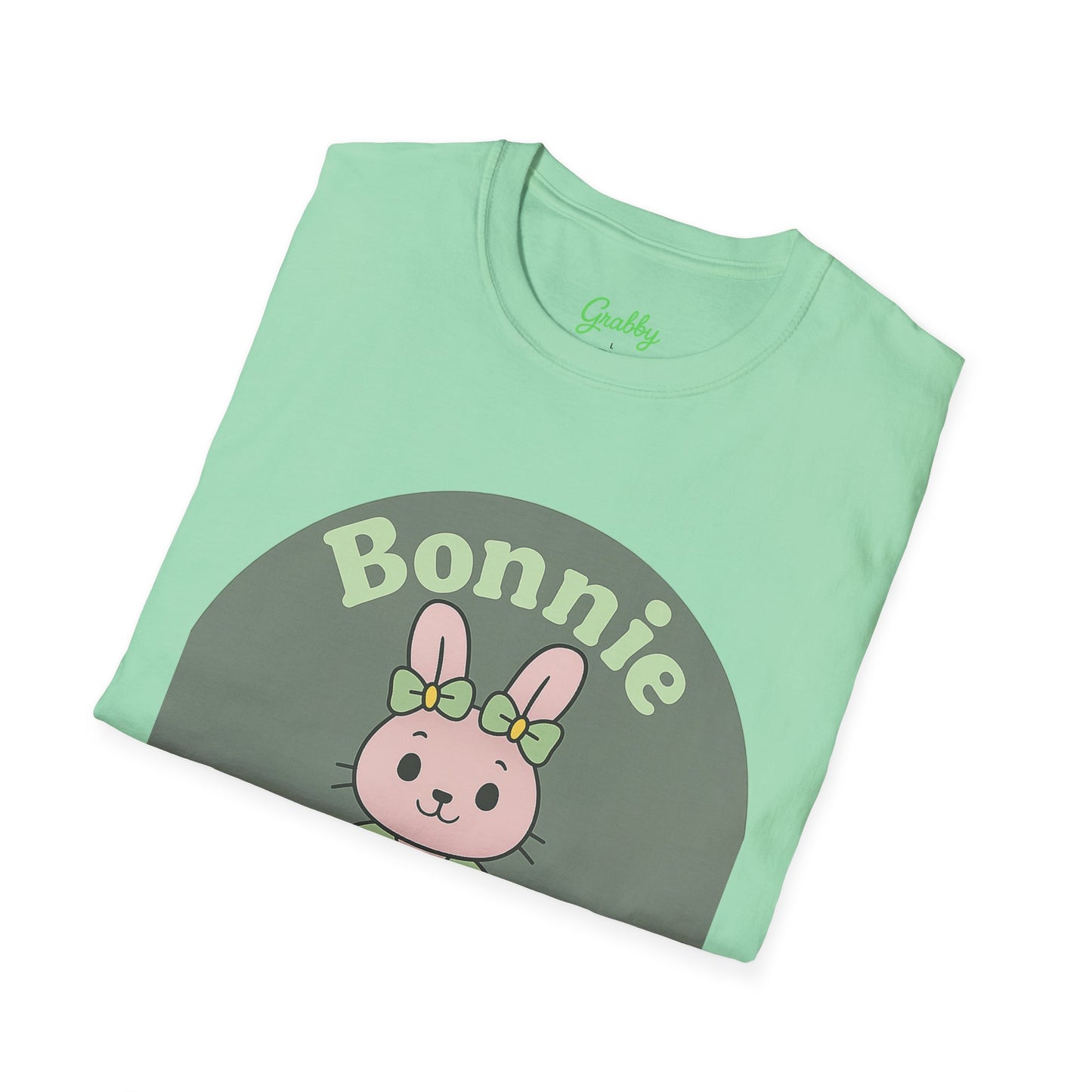 Bonnie Bunny Unisex T-Shirt, Cute Cartoon Tee for Kids and Adults, Perfect for Easter, Spring Celebrations, Everyday Wear, Gift Idea