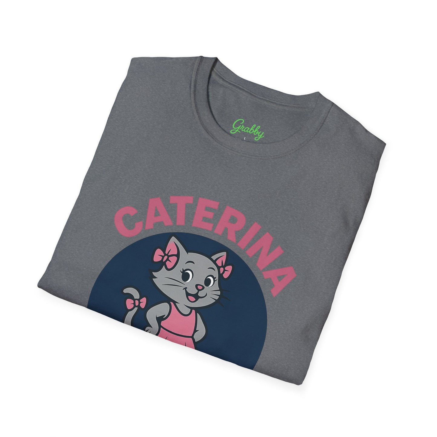 Cute Cat Graphic T-Shirt, Caterina Cat Design, Unisex Tee for Cat Lovers, Birthday Gift, Casual Wear, Animal Lover Shirt
