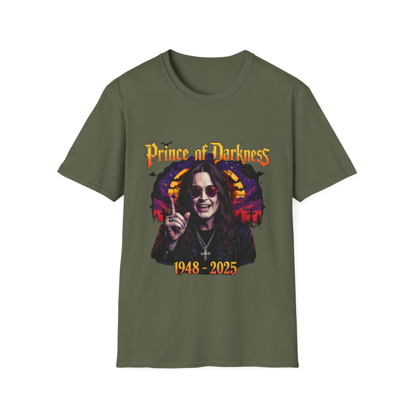 Ozzy Osbourne tribute shirt. you're not truly gone you will be in our hearts forever