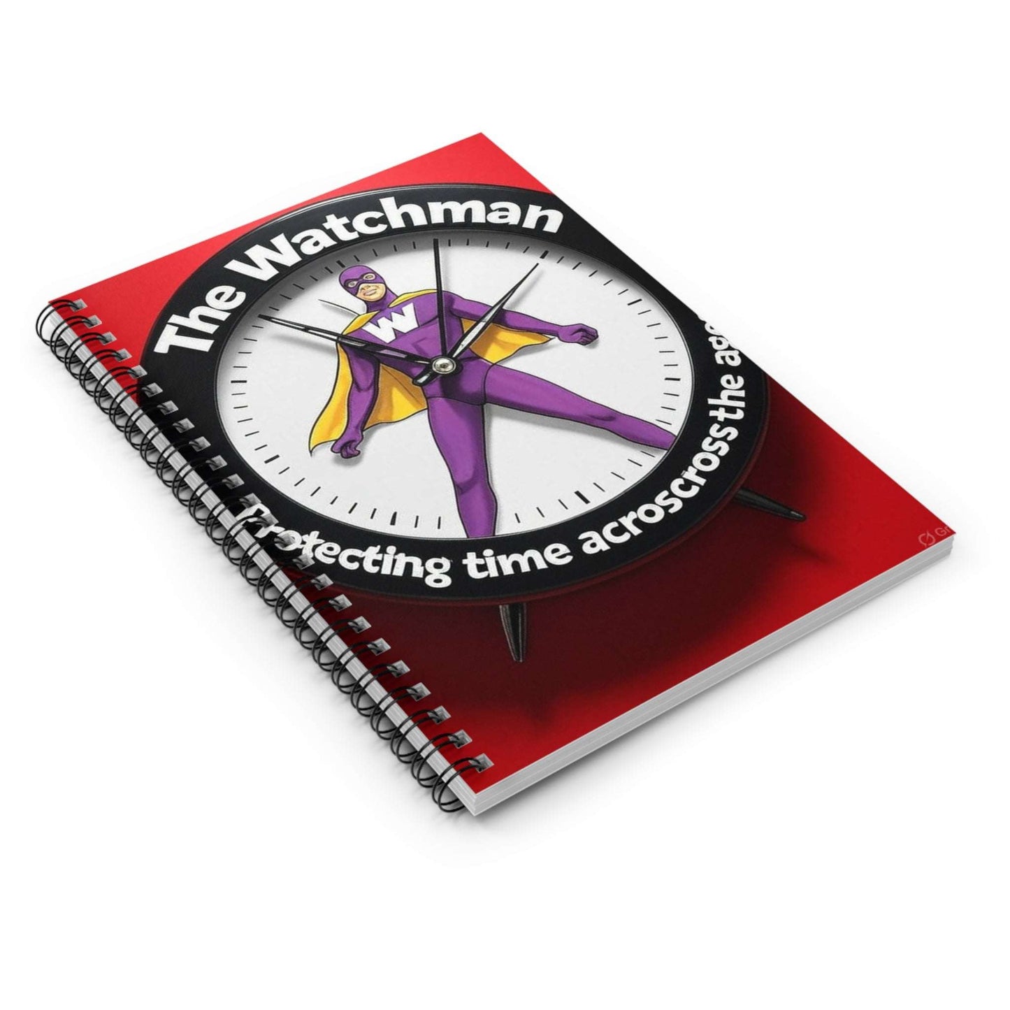 Heroic Spiral Notebook - Ruled Line for Superhero Fans | Stationery Gift, Journal, Office Supplies, Unique Design, Writing Companion