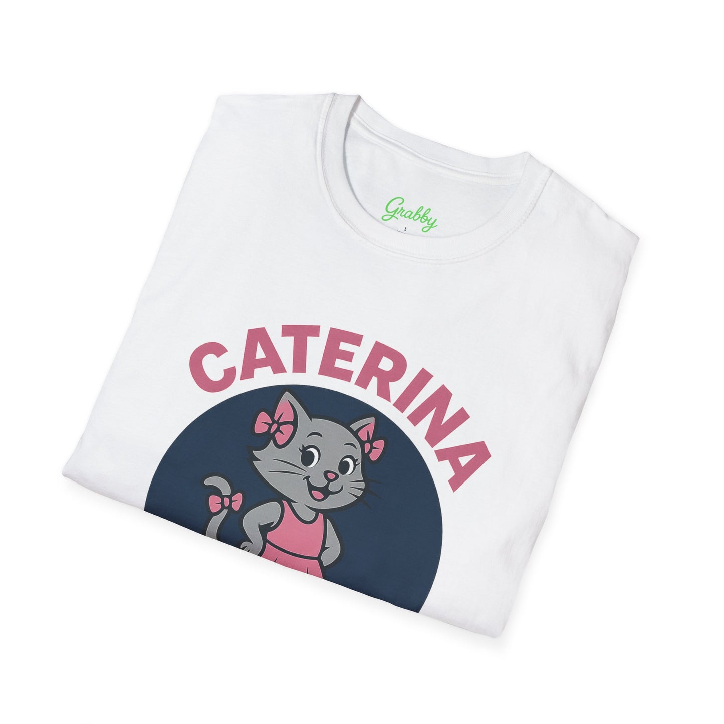 Cute Cat Graphic T-Shirt, Caterina Cat Design, Unisex Tee for Cat Lovers, Birthday Gift, Casual Wear, Animal Lover Shirt