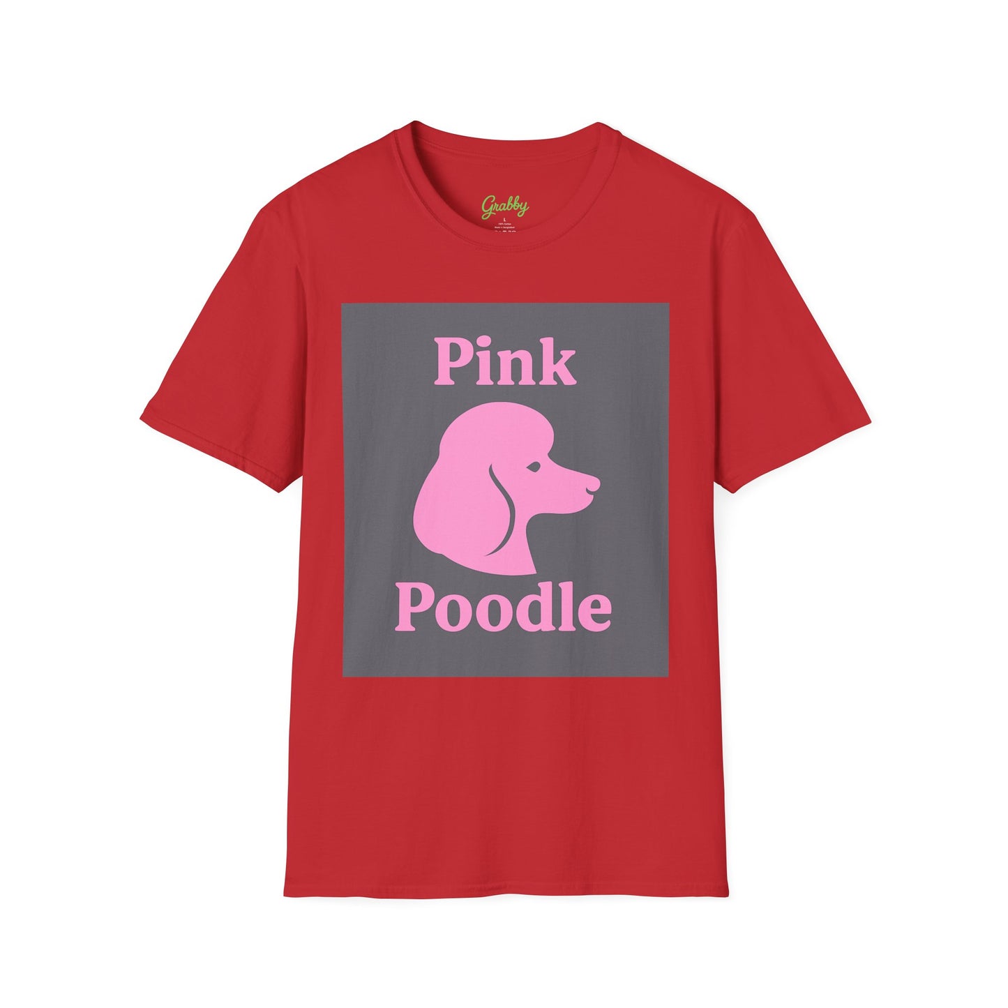 Pink Poodle Unisex T-Shirt | Fun Dog Lover Tee, Gift for Pet Owners, Cute Animal Apparel, Birthday Present, Casual Outfit