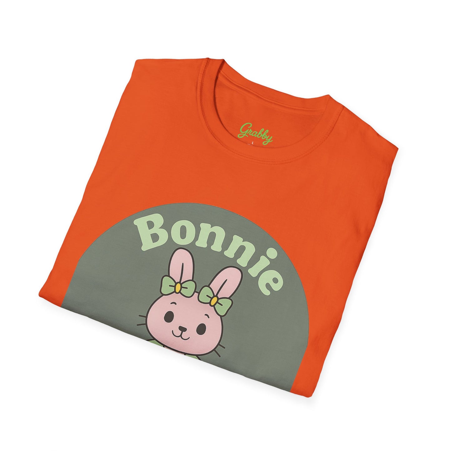 Bonnie Bunny Unisex T-Shirt, Cute Cartoon Tee for Kids and Adults, Perfect for Easter, Spring Celebrations, Everyday Wear, Gift Idea