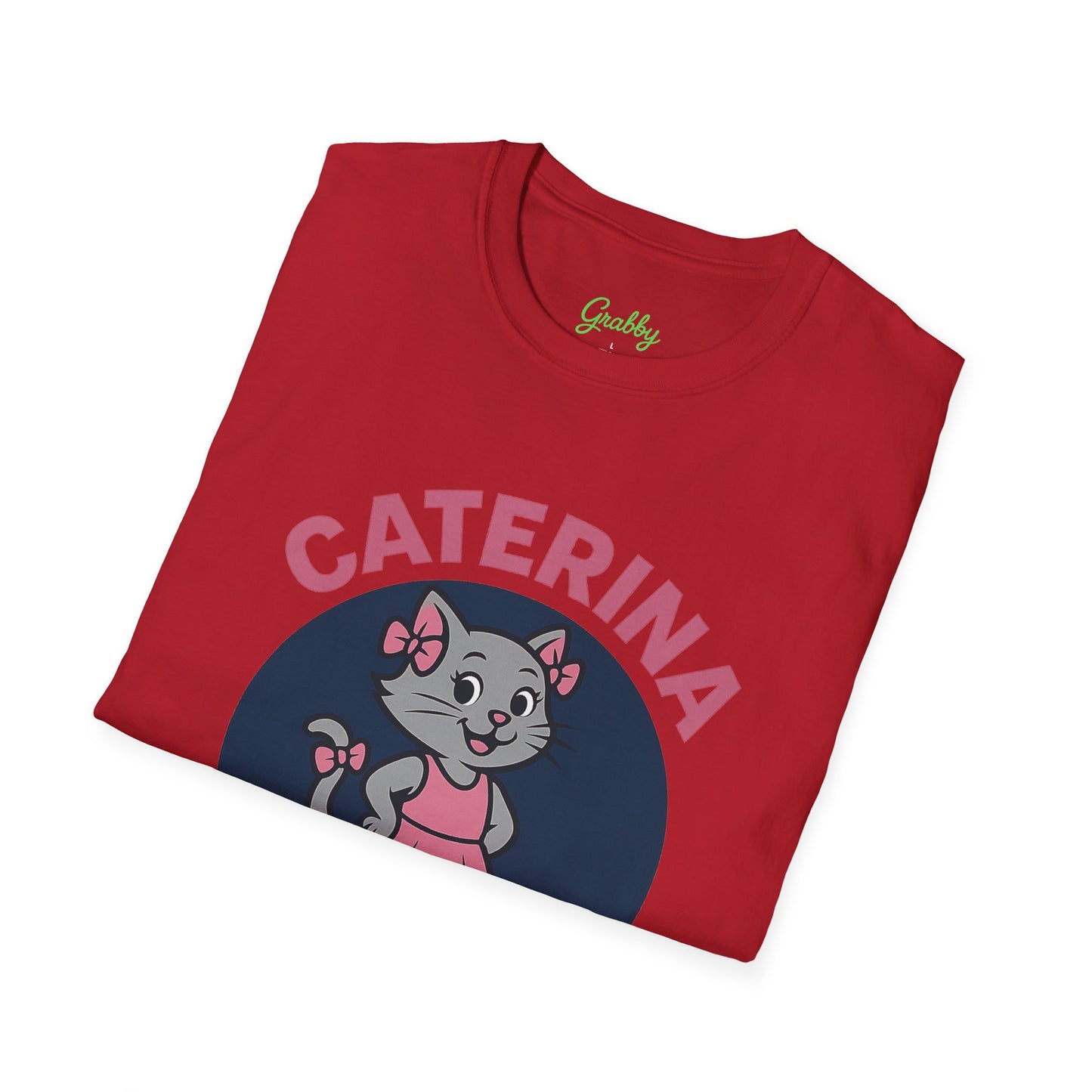 Cute Cat Graphic T-Shirt, Caterina Cat Design, Unisex Tee for Cat Lovers, Birthday Gift, Casual Wear, Animal Lover Shirt