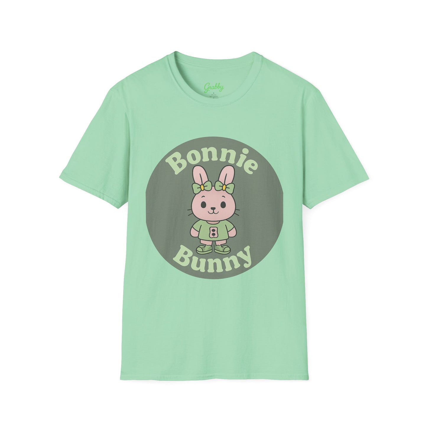 Bonnie Bunny Unisex T-Shirt, Cute Cartoon Tee for Kids and Adults, Perfect for Easter, Spring Celebrations, Everyday Wear, Gift Idea