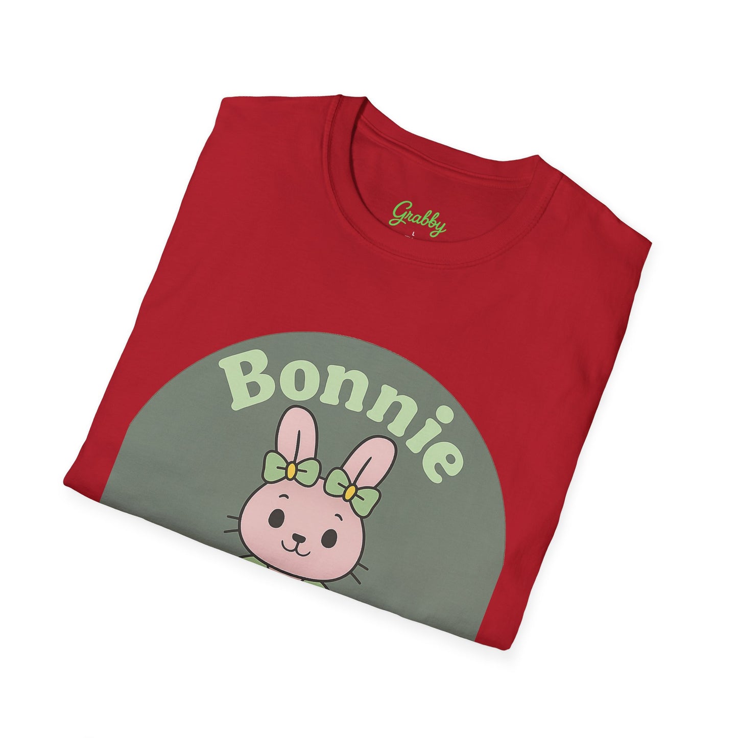 Bonnie Bunny Unisex T-Shirt, Cute Cartoon Tee for Kids and Adults, Perfect for Easter, Spring Celebrations, Everyday Wear, Gift Idea