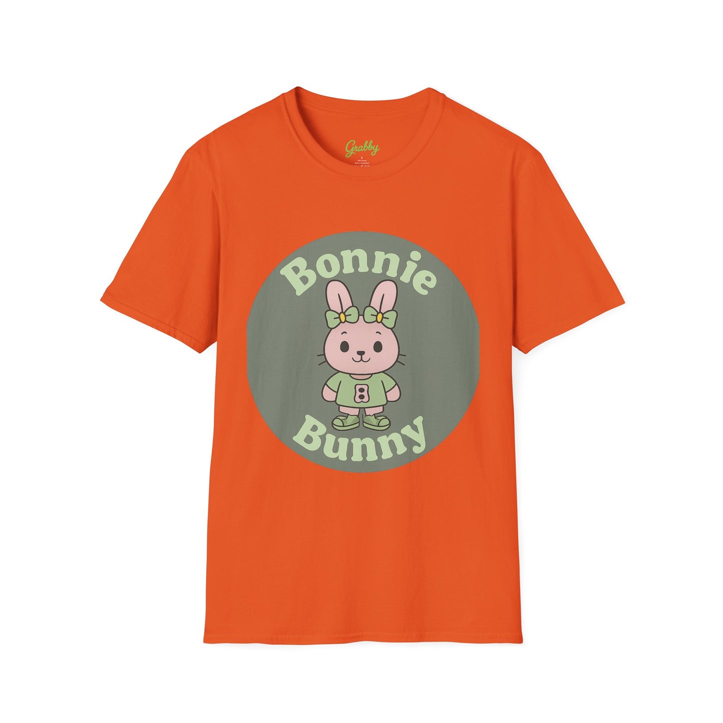 Bonnie Bunny Unisex T-Shirt, Cute Cartoon Tee for Kids and Adults, Perfect for Easter, Spring Celebrations, Everyday Wear, Gift Idea