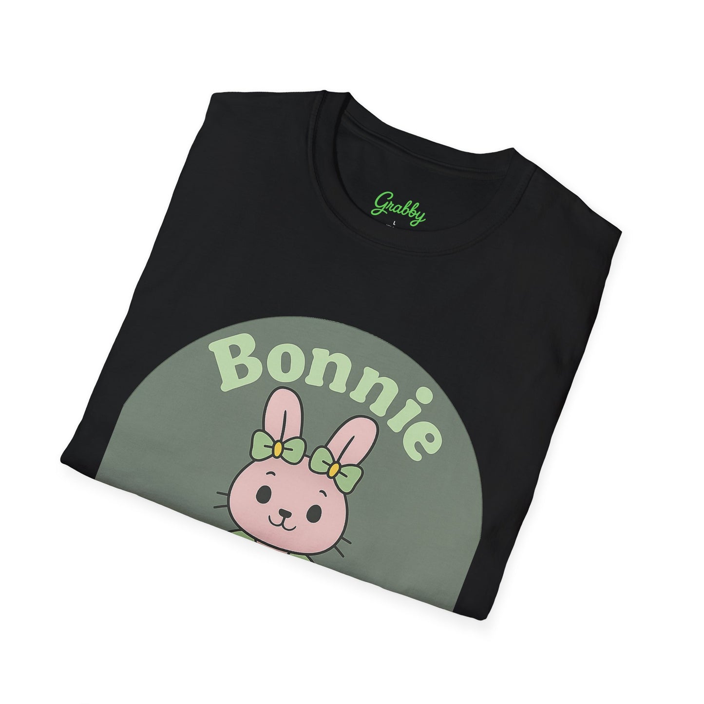 Bonnie Bunny Unisex T-Shirt, Cute Cartoon Tee for Kids and Adults, Perfect for Easter, Spring Celebrations, Everyday Wear, Gift Idea