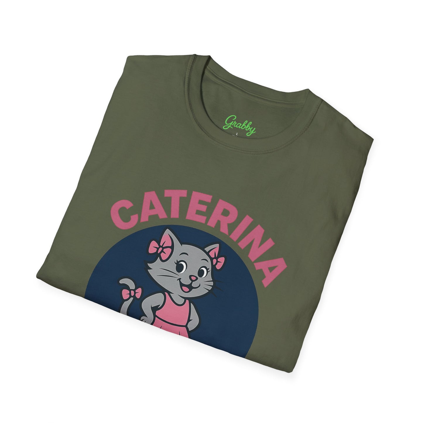 Cute Cat Graphic T-Shirt, Caterina Cat Design, Unisex Tee for Cat Lovers, Birthday Gift, Casual Wear, Animal Lover Shirt