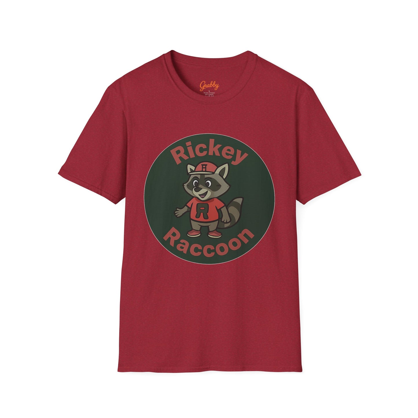 Rickey Raccoon Unisex Softstyle T-Shirt | Cute Animal Tee, Kid's Birthday Gift, Animal Lover's Apparel, Casual Everyday Wear, Fun [...]